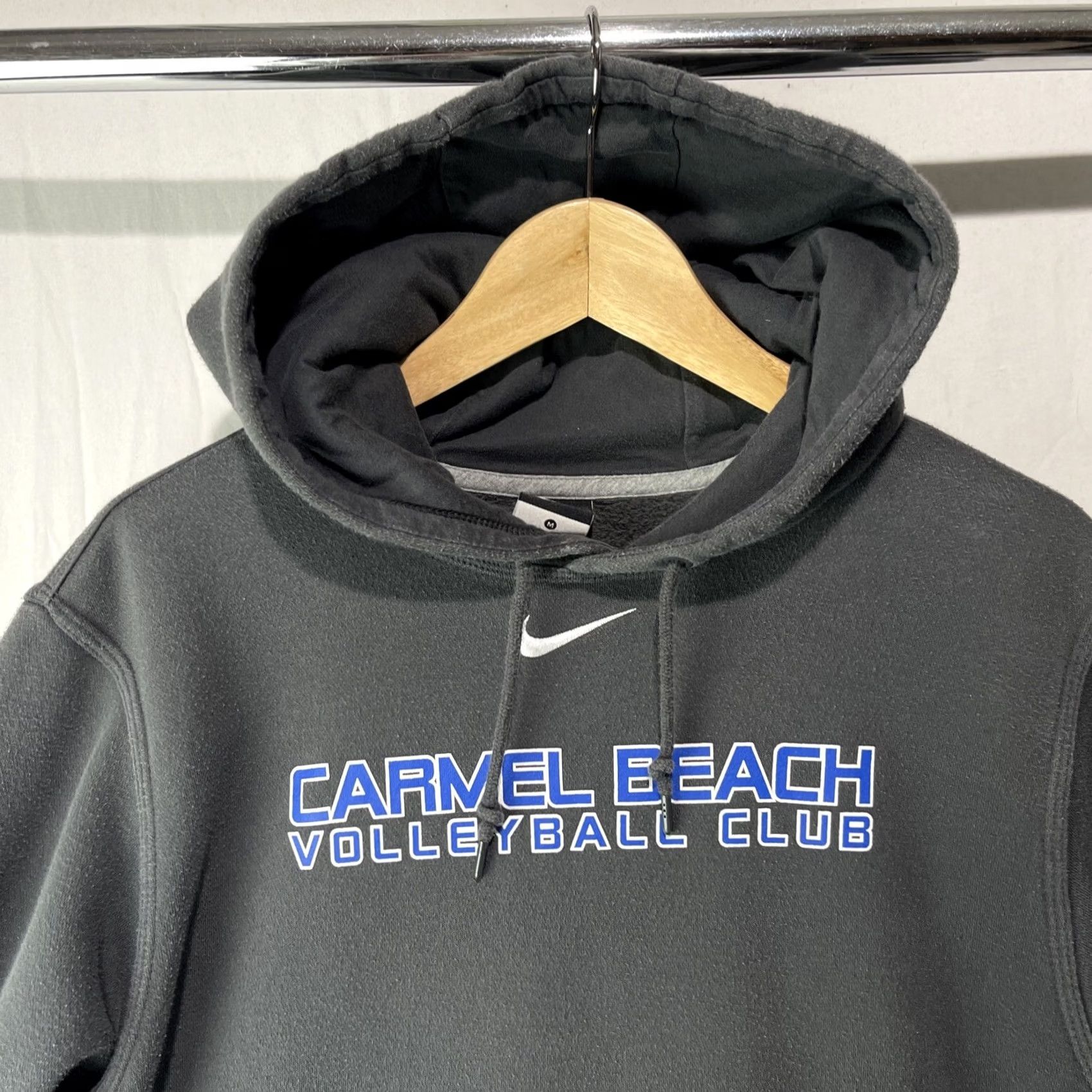 Nike Nike Nike Sportswear Hoodie Mens Medium Gray Carmel Beach Volleyball Club Center Swoosh Retro Sports Beach 90s Mens Size US M / EU 48-50 / 2 - 2 Thumbnail