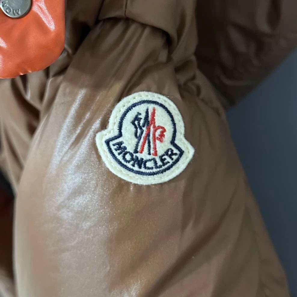 Moncler Moncler Parana down jacket 00 brown orange new Size XXS / US 00 / IT 34 - 4 Thumbnail