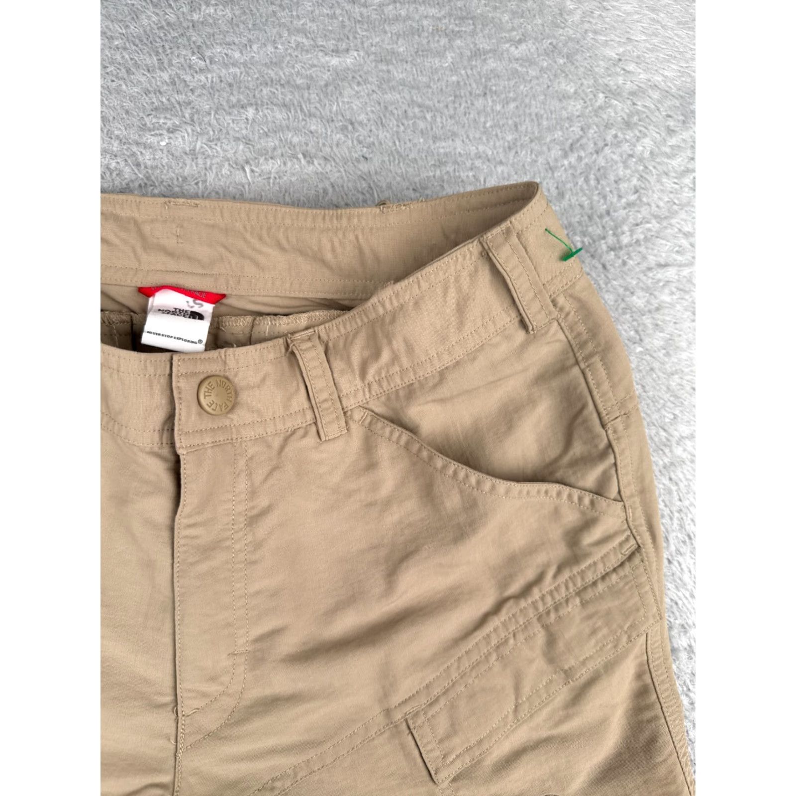 The North Face The North Face Womens Cargo Shorts 30 Beige Nylon Activewear Hiking Travel Casual Size 30" / US 8 / IT 44 - 5 Thumbnail