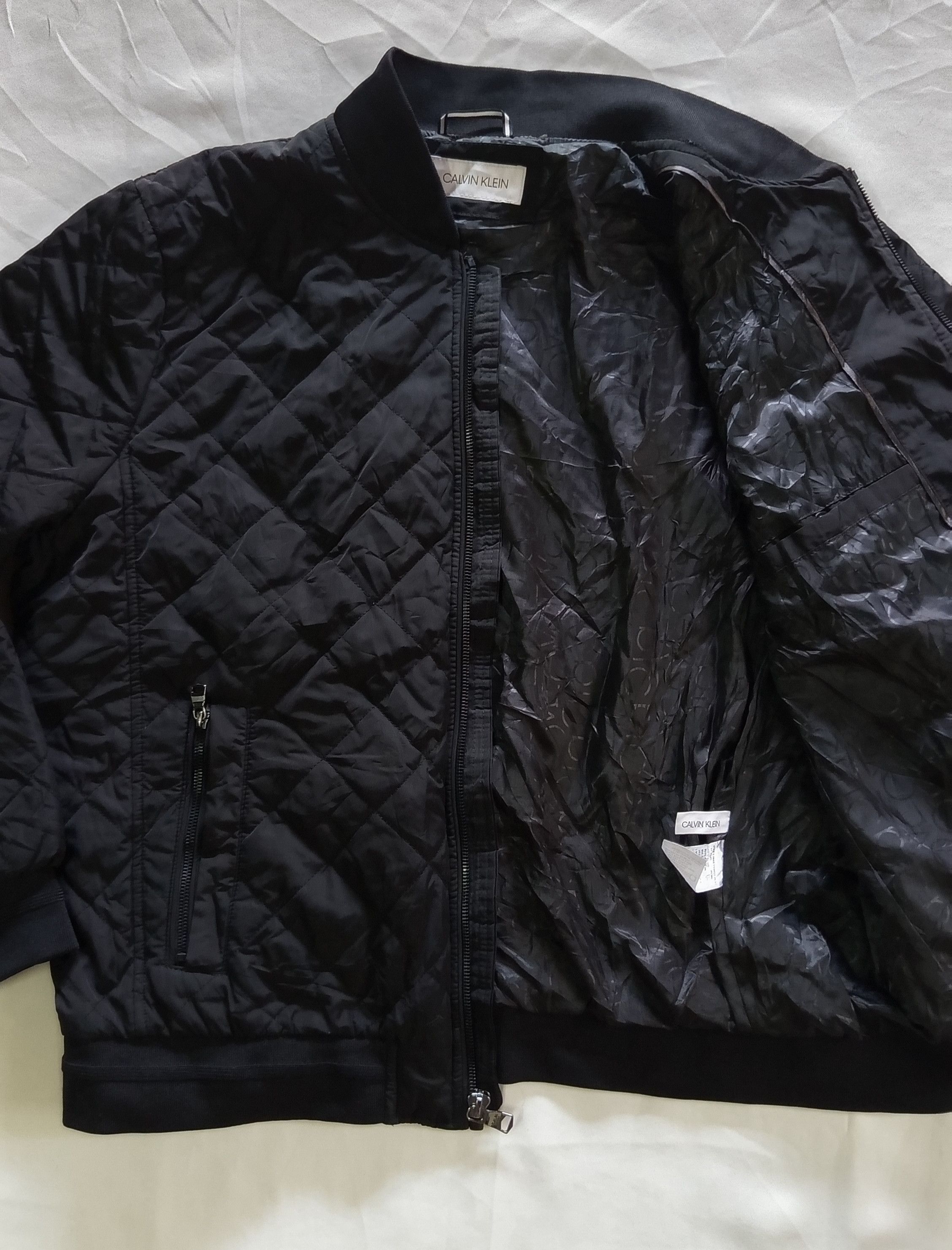 Calvin Klein Calvin Klein Quilt Baseball Jacket Bomber Jacket Size US XXL / EU 58 / 5 - 6 Thumbnail