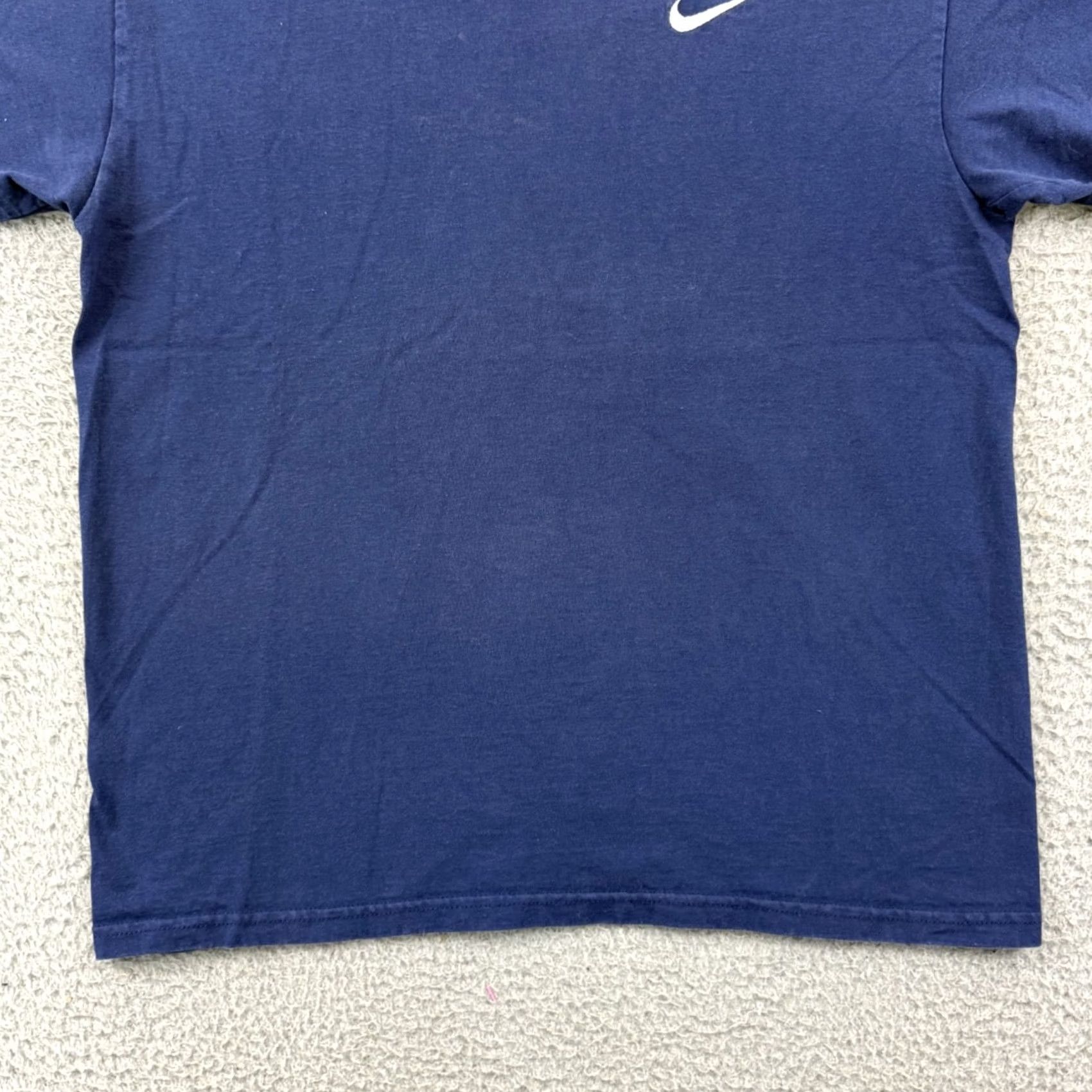 Nike VINTAGE Nike Shirt Mens Medium Blue 90s Check Swoosh Athletic Short Sleeve USA Size US XXL / EU 58 / 5 - 2 Thumbnail