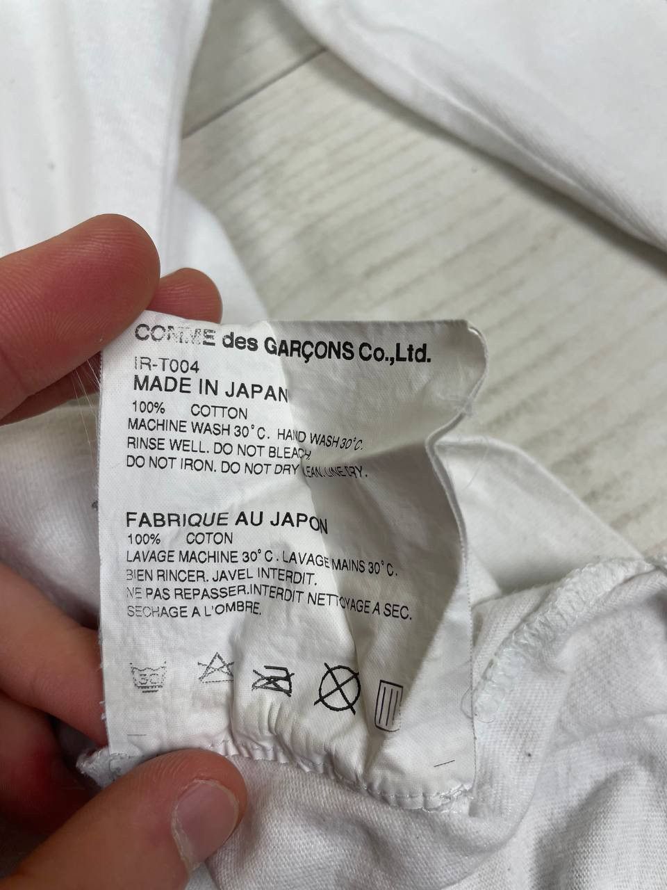 Comme des Garcons Comm Des Garçons Big Logo Long Sleeve Japan Luxury Size US S / EU 44-46 / 1 - 24 Thumbnail