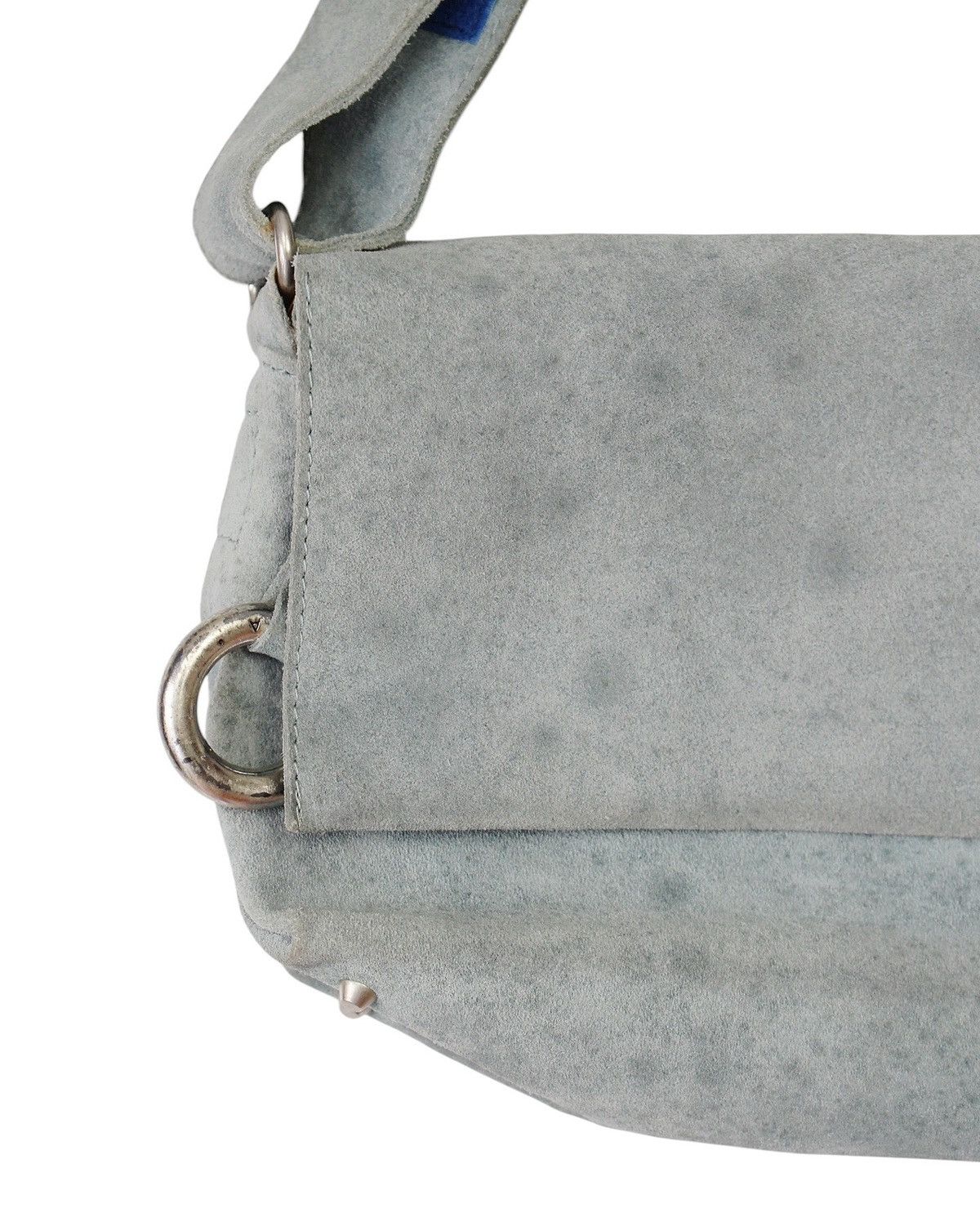 Designer 2000S SEQUOIA PARIS SUEDE SHOULDER BAG - MINT GREEN Size ONE SIZE - 8 Thumbnail