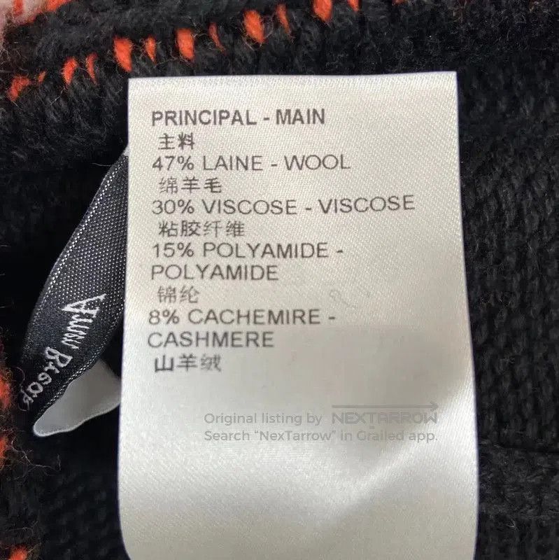 Louis Vuitton Louis Vuitton Black Wool Women's Knit Sweater . Size S / US 4 / IT 40 - 6 Thumbnail