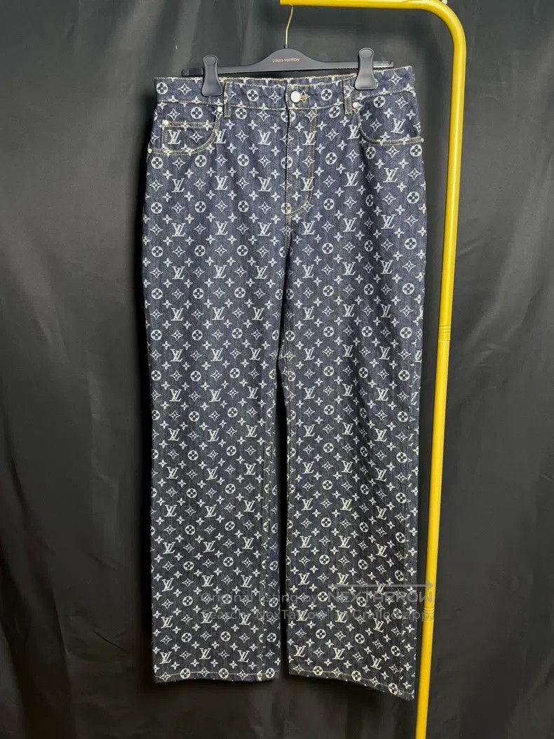 Louis Vuitton Louis Vuitton 25ss presbyopic full-print jeans Size US 32 / EU 48 - 2 Thumbnail
