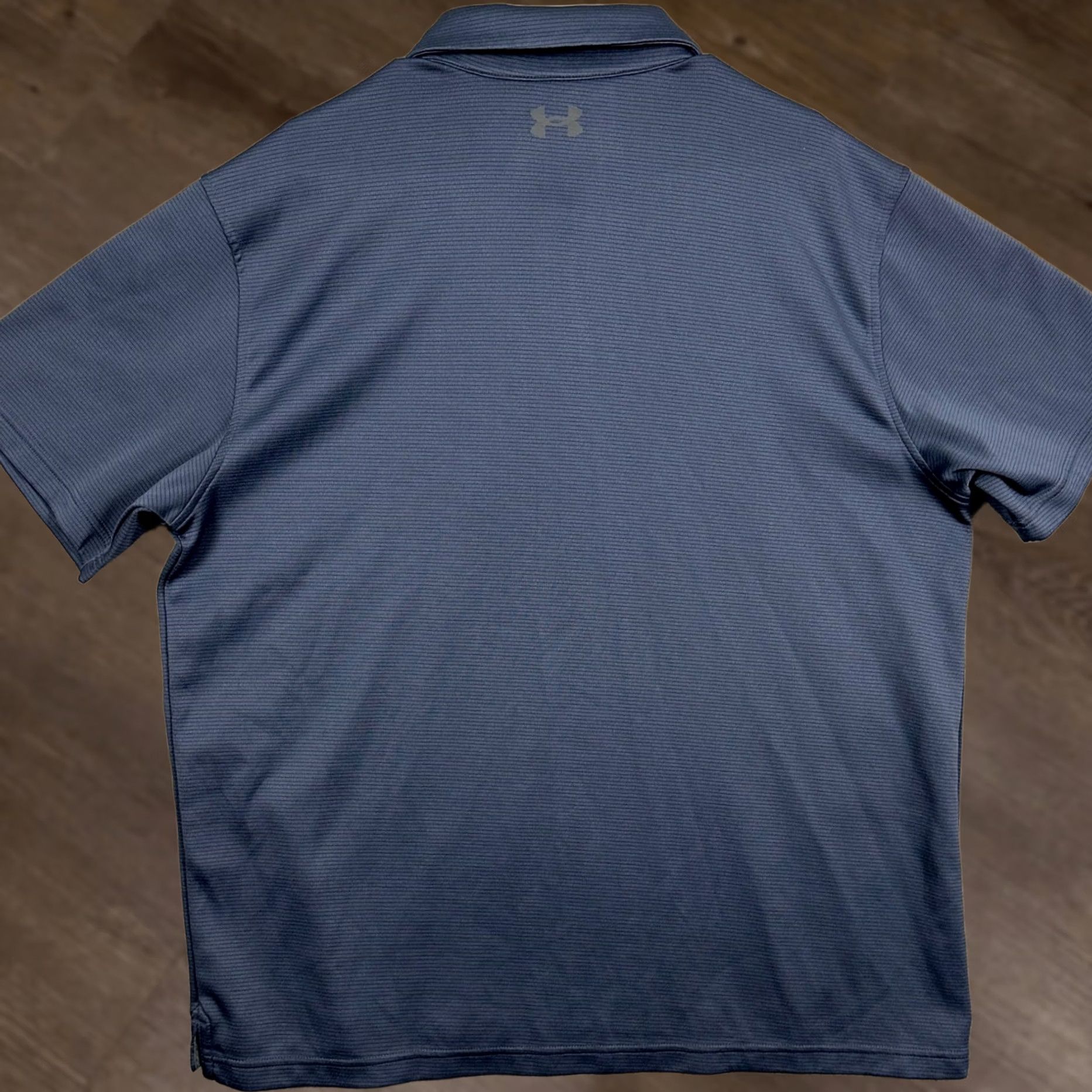 Under Armour Under Armour Polo Shirt Golf Polo Mens 2XL Blue Striped Short Sleeve Logo Rugby Comfort Breathable Loose Fit Size US XXL / EU 58 / 5 - 1 Thumbnail