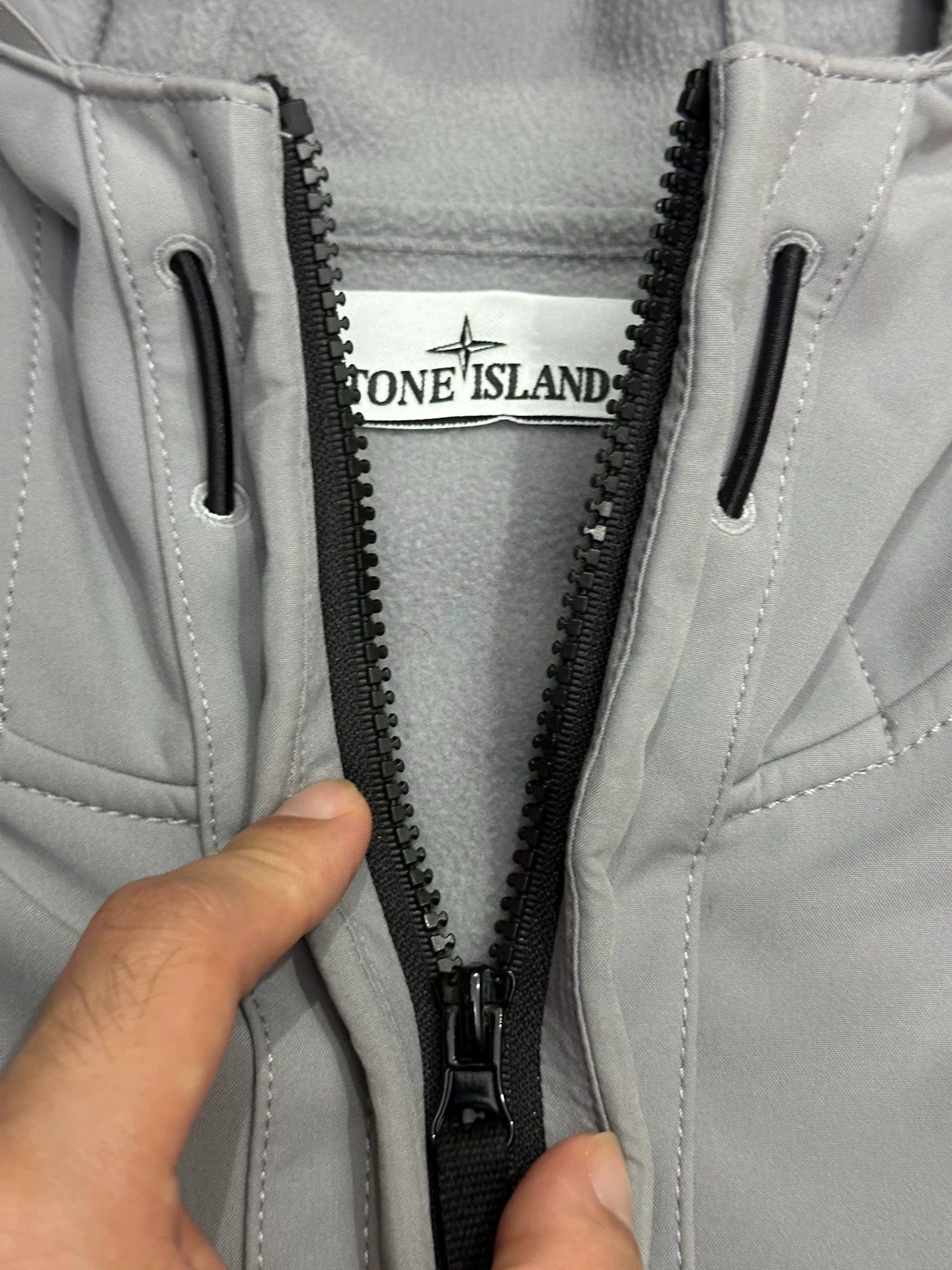 Stone Island 24fw Soft Shell Hooded Jacket Xxxl in Gray, Men's — image 5 of 6