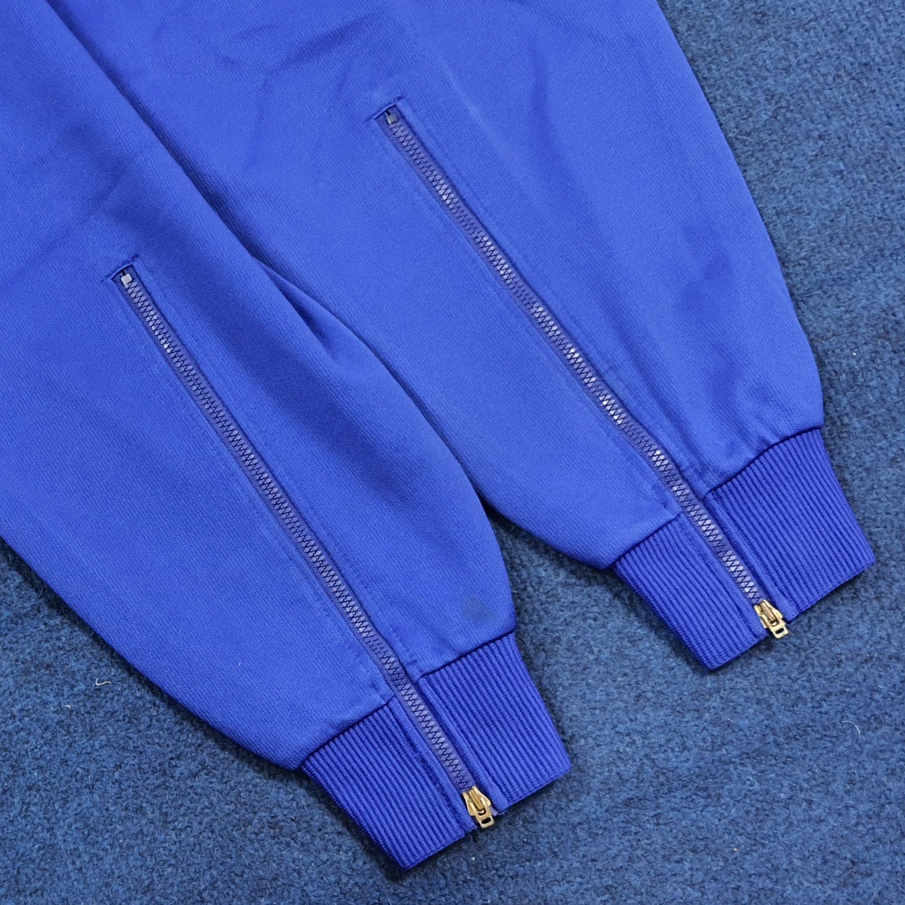 Adidas Vintage 90s Adidas Japan Blue Tracksuit Pants C297N14 Size US 32 / EU 48 - 4 Thumbnail