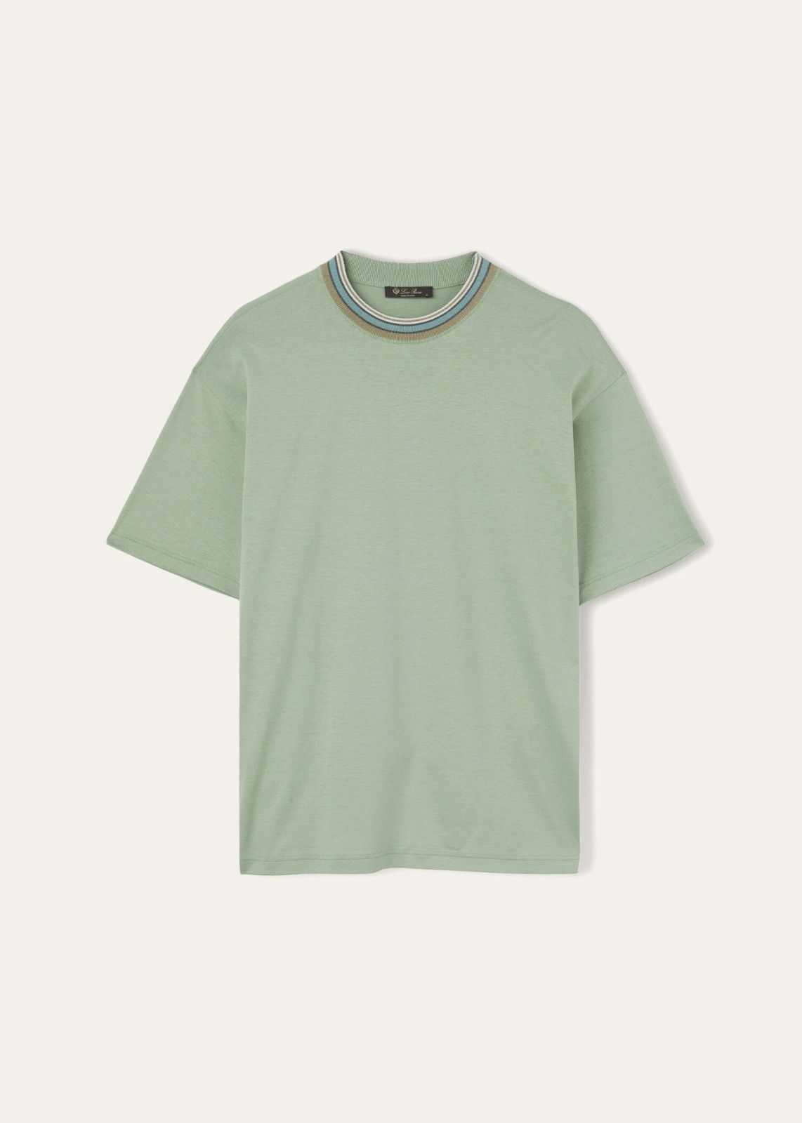 Loro Piana o1srvl11e1224 Cotton Jersey Short-Sleeved T-Shirt Size US XL / EU 56 / 4 - 1 Thumbnail