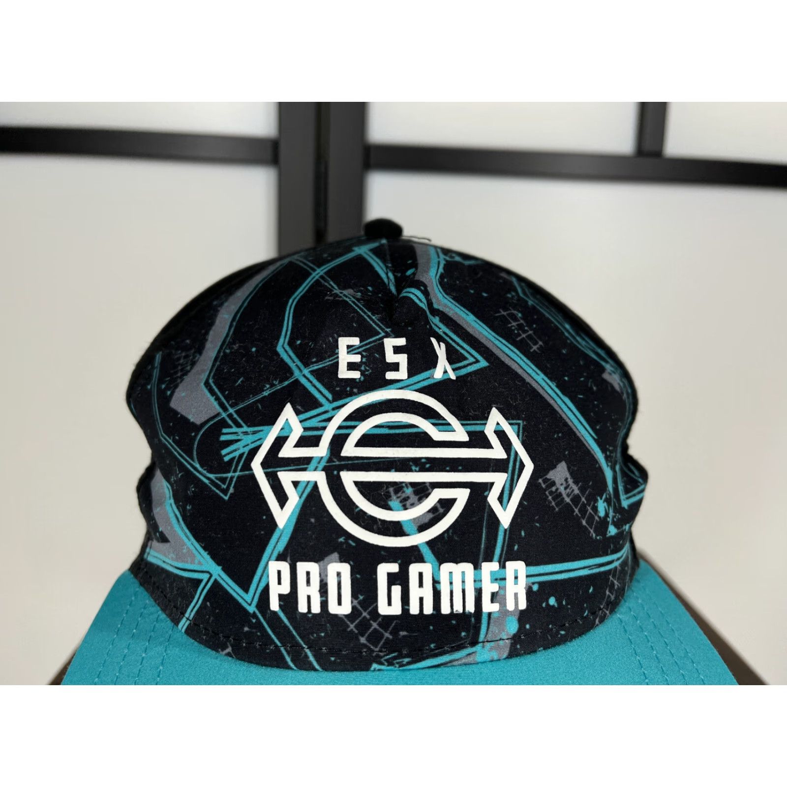 Vintage ESX Pro Gamer Hat Snap Back Adult One Size Black Blue Esports Polyester Size ONE SIZE - 2 Thumbnail