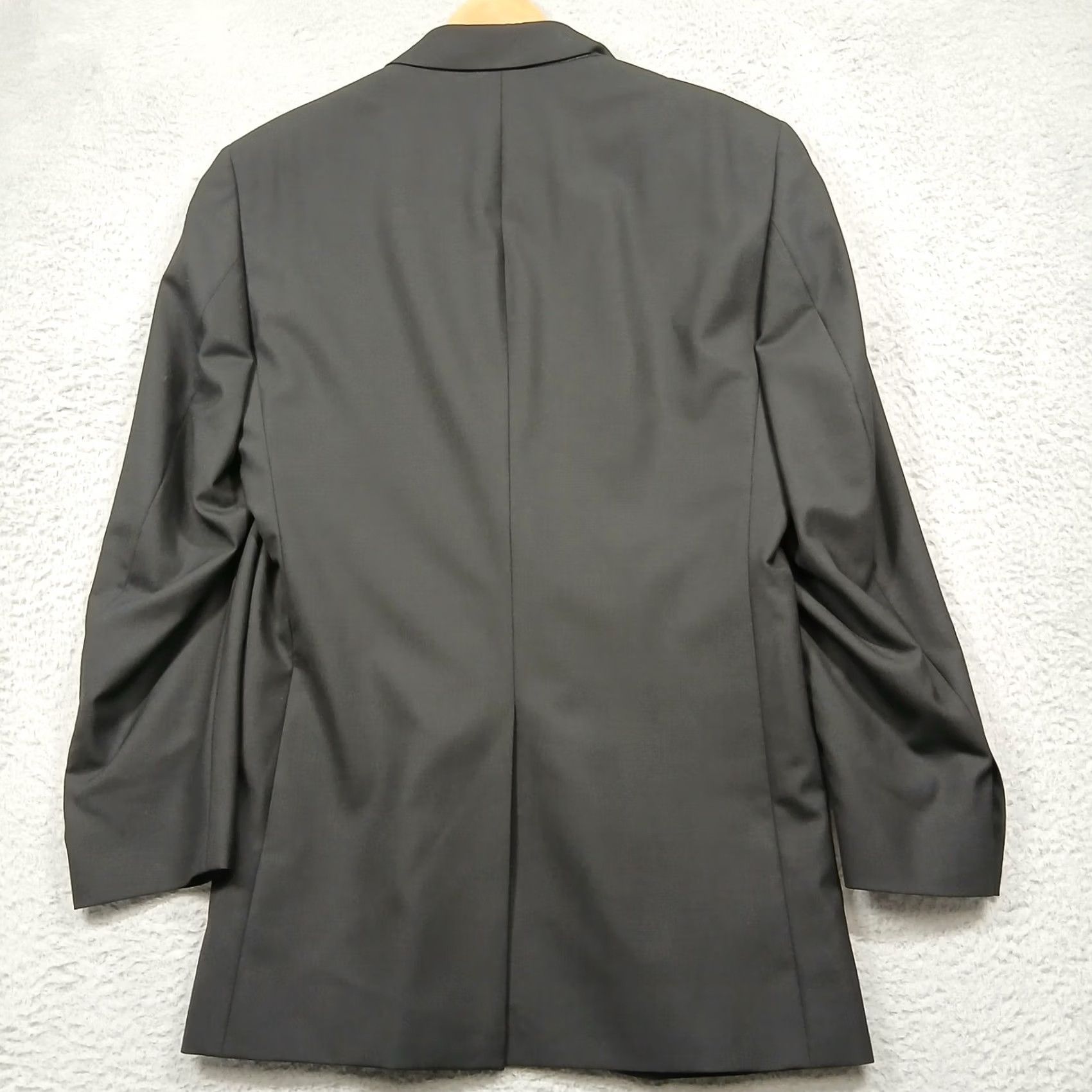 Jos. A. Bank Jos. A. Bank Wool Blazer Mens 40L Black Two Button Sport Coat Size 40R - 3 Thumbnail
