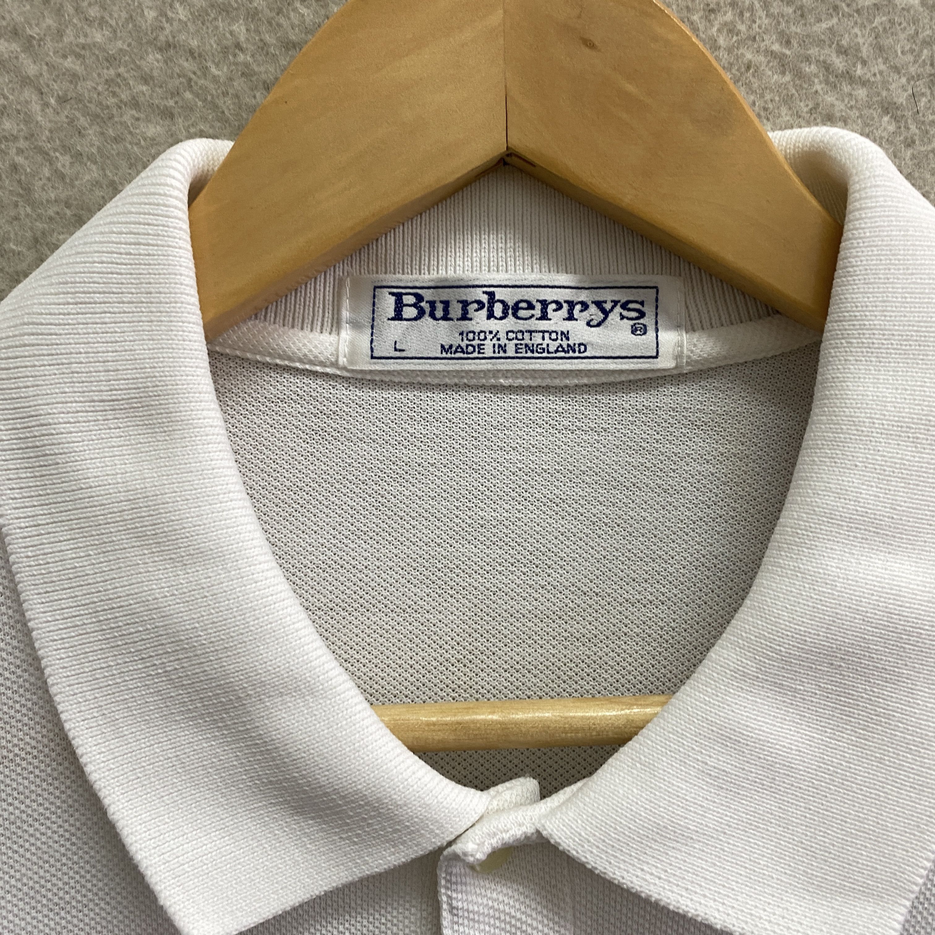 Burberry Vintage Burberry Polo Shirt Size US L / EU 52-54 / 3 - 4 Thumbnail