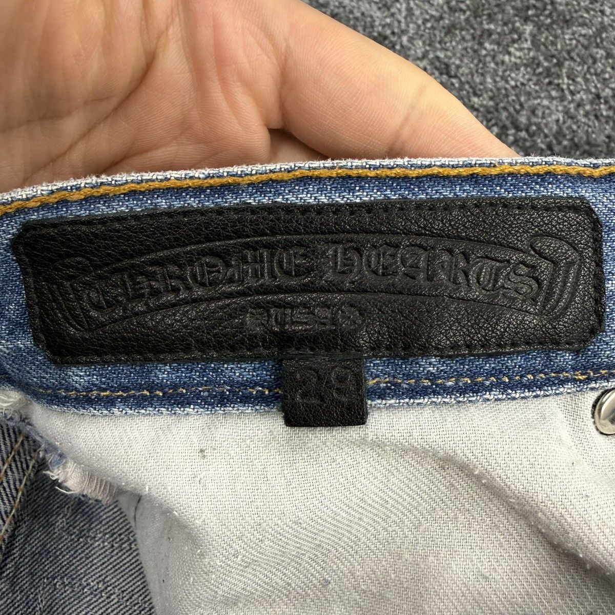 Chrome Hearts Chrome Hearts Levi‘s Denim Pants Snow Camouflage Cross Patch Size US 29 - 5 Thumbnail