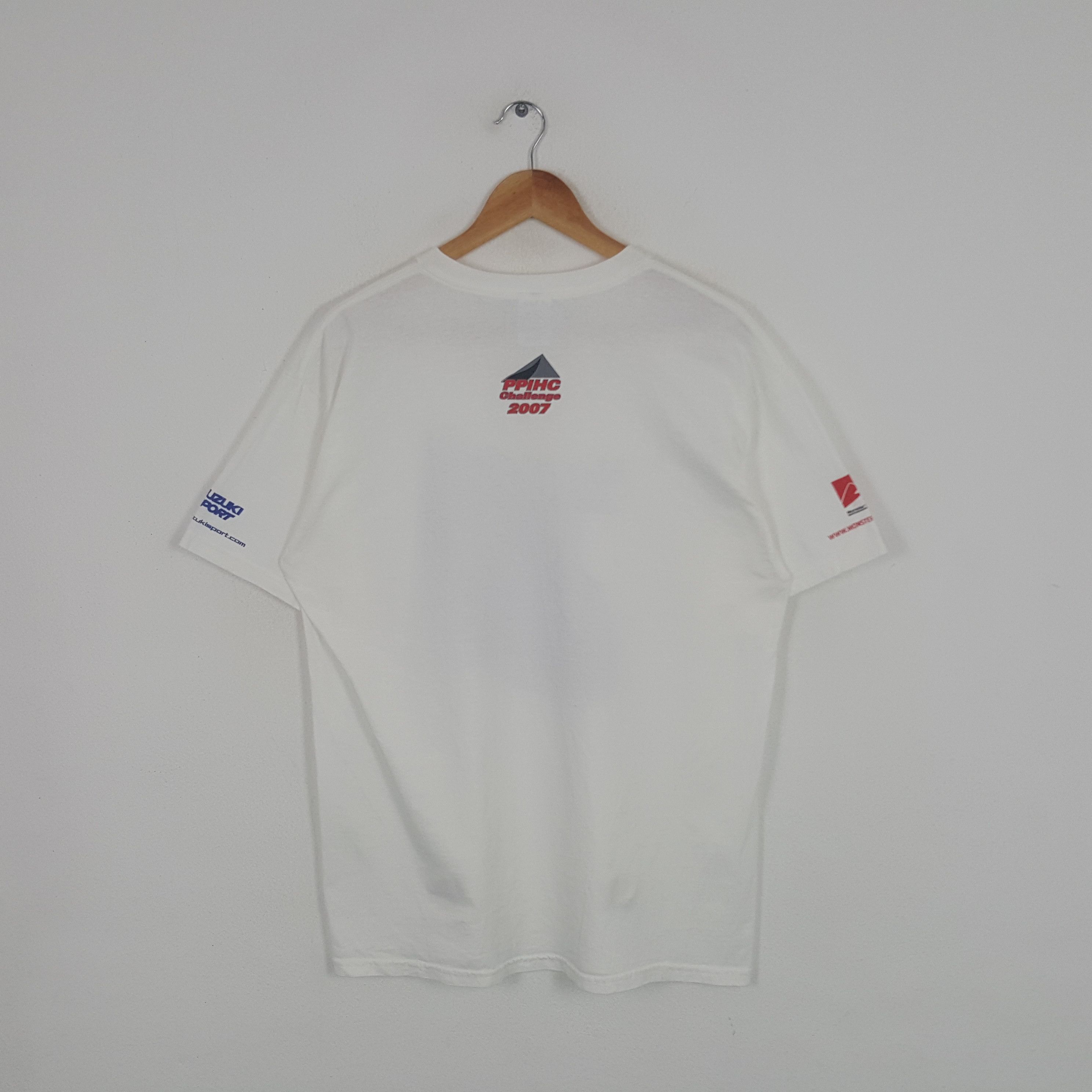 Vintage Vintage Monster Suzuki Sports King Of The Mountain Tshirt Size US L / EU 52-54 / 3 - 3 Thumbnail