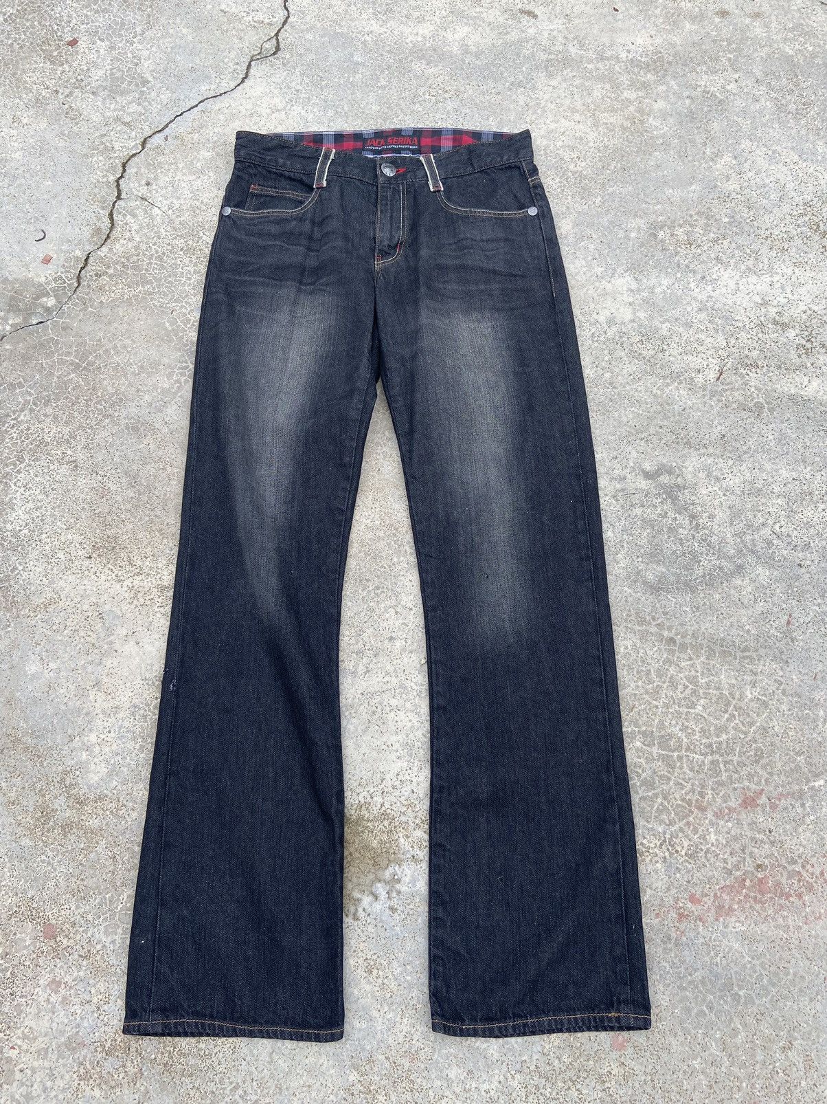 Japanese Brand 🔥 Jack Serika jeans Flared skulls if six was nine Size US 32 / EU 48 - 6 Thumbnail