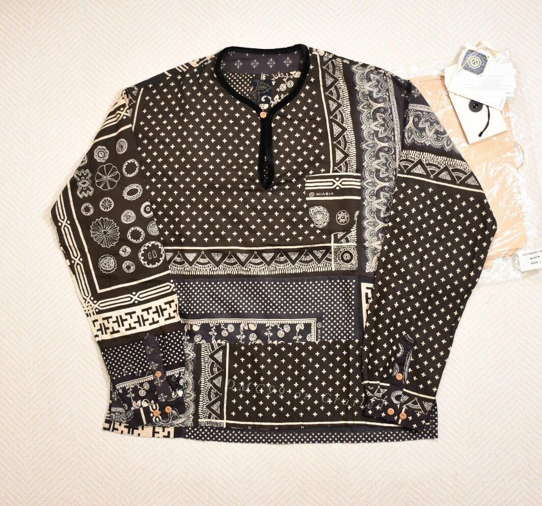 Visvim Visvim ICT Tunic P.O. Mud-Dye Paisley Size US S / EU 44-46 / 1 - 1 Thumbnail