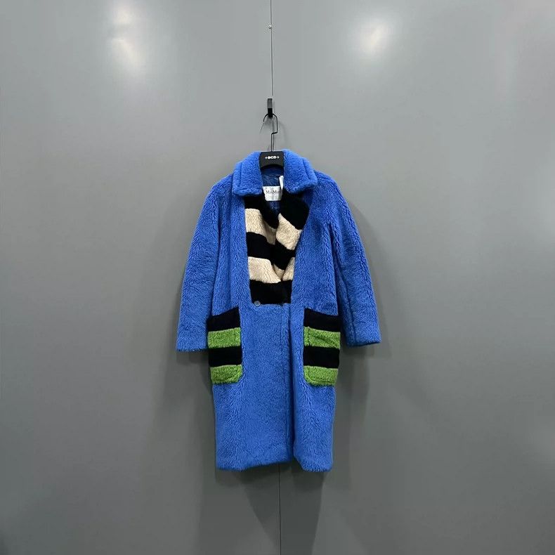 Max Mara Max Mara Show Color Block Teddy Coat Size S / US 4 / IT 40 - 1 Thumbnail