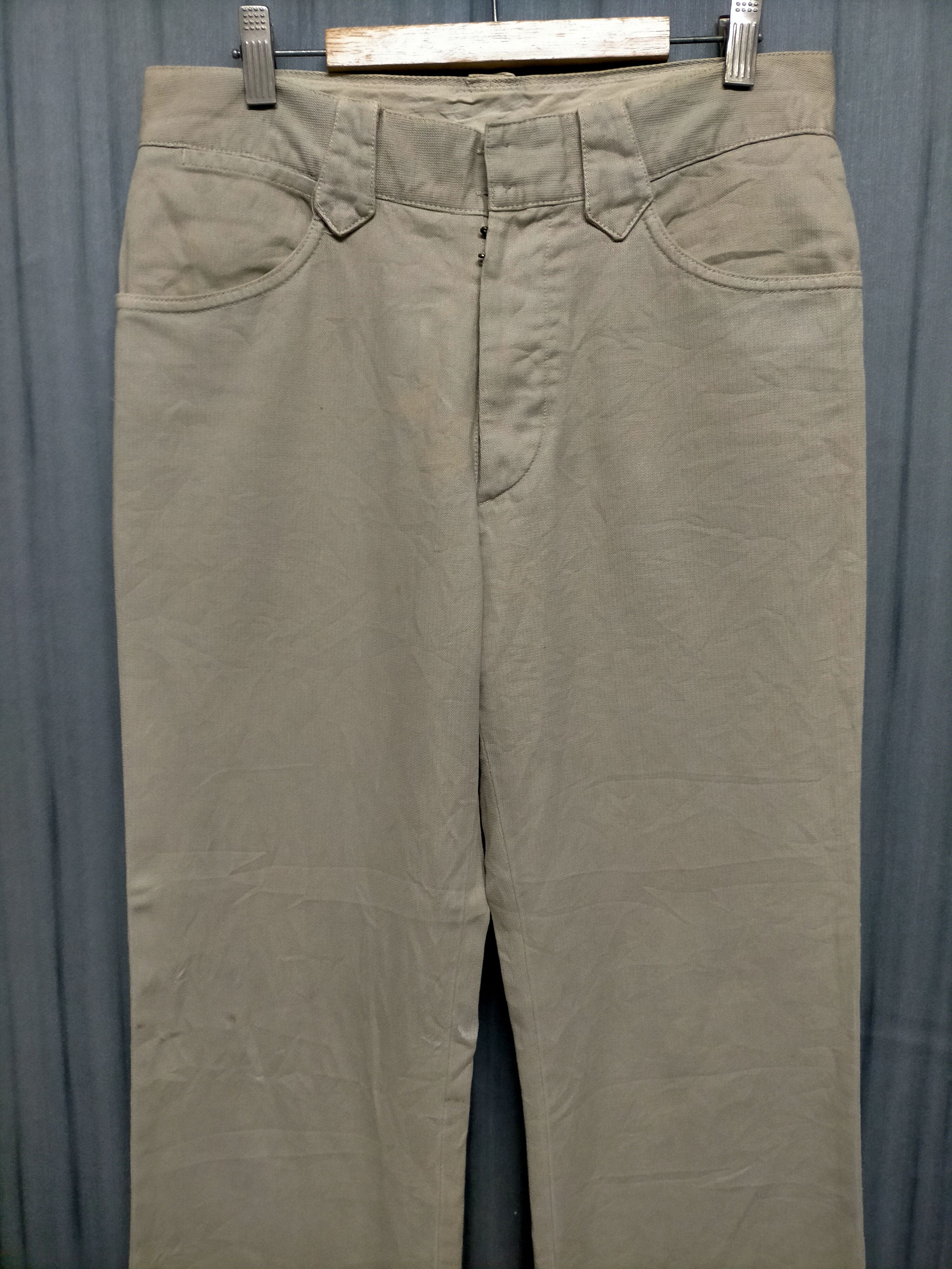 Maison Margiela Vintage Maison Margiela Beige Regular Pants Size US 30 / EU 46 - 3 Thumbnail