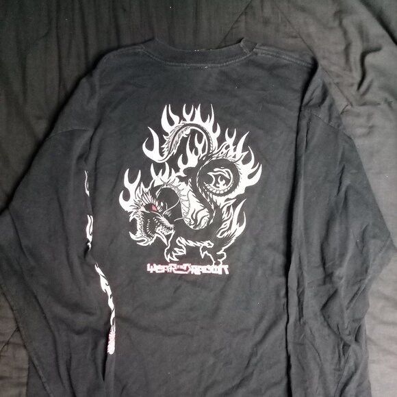 Other Vintage Y2K Year Of The Dragon Skater Long Sleeve T-Shirt Size US XL / EU 56 / 4 - 7 Thumbnail