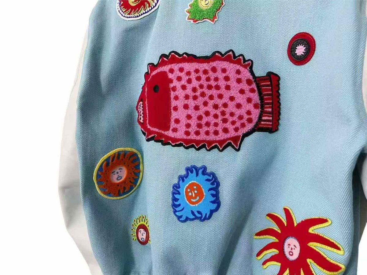 Louis Vuitton × Yayoi Kusama Louis Vuitton x Yayoi Kusama 46 Embroidered Varsity Jacket Size US S / EU 44-46 / 1 - 5 Thumbnail