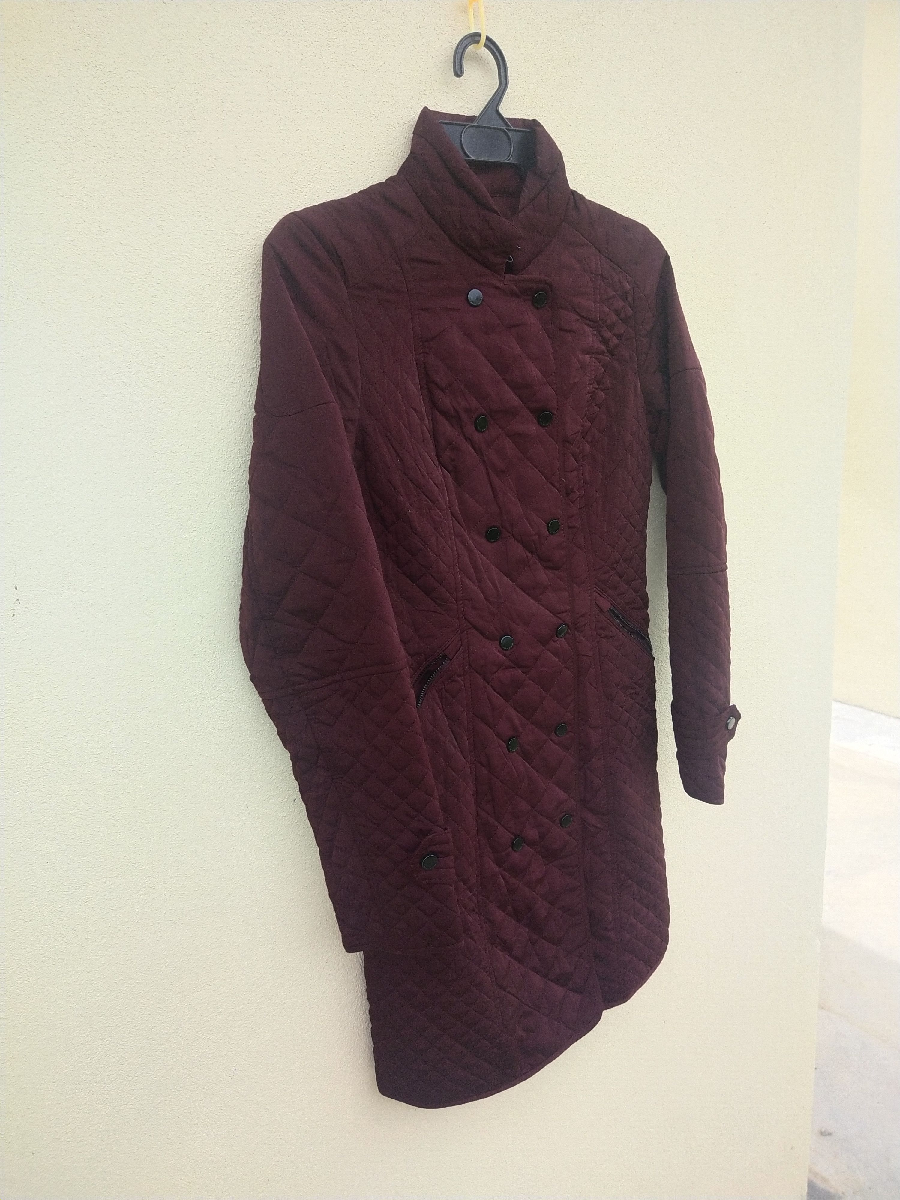 Zara 🔥 Zara Long Quilted Button Jacket Size S / US 4 / IT 40 - 2 Thumbnail
