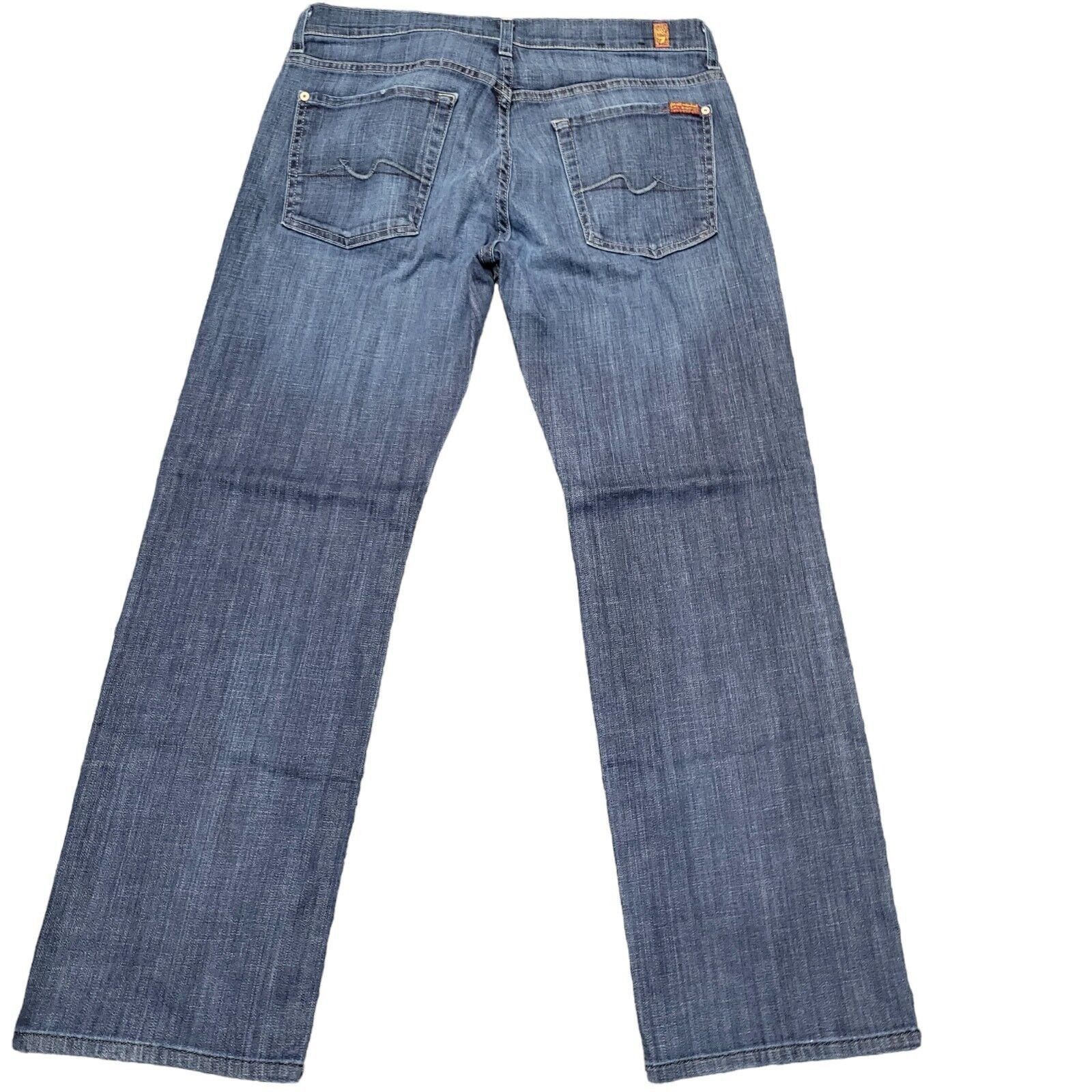 7 For All Mankind 7 For All Mankind Austyn Straight Jeans. Size 33/30. Excelle Size US 33 - 3 Thumbnail