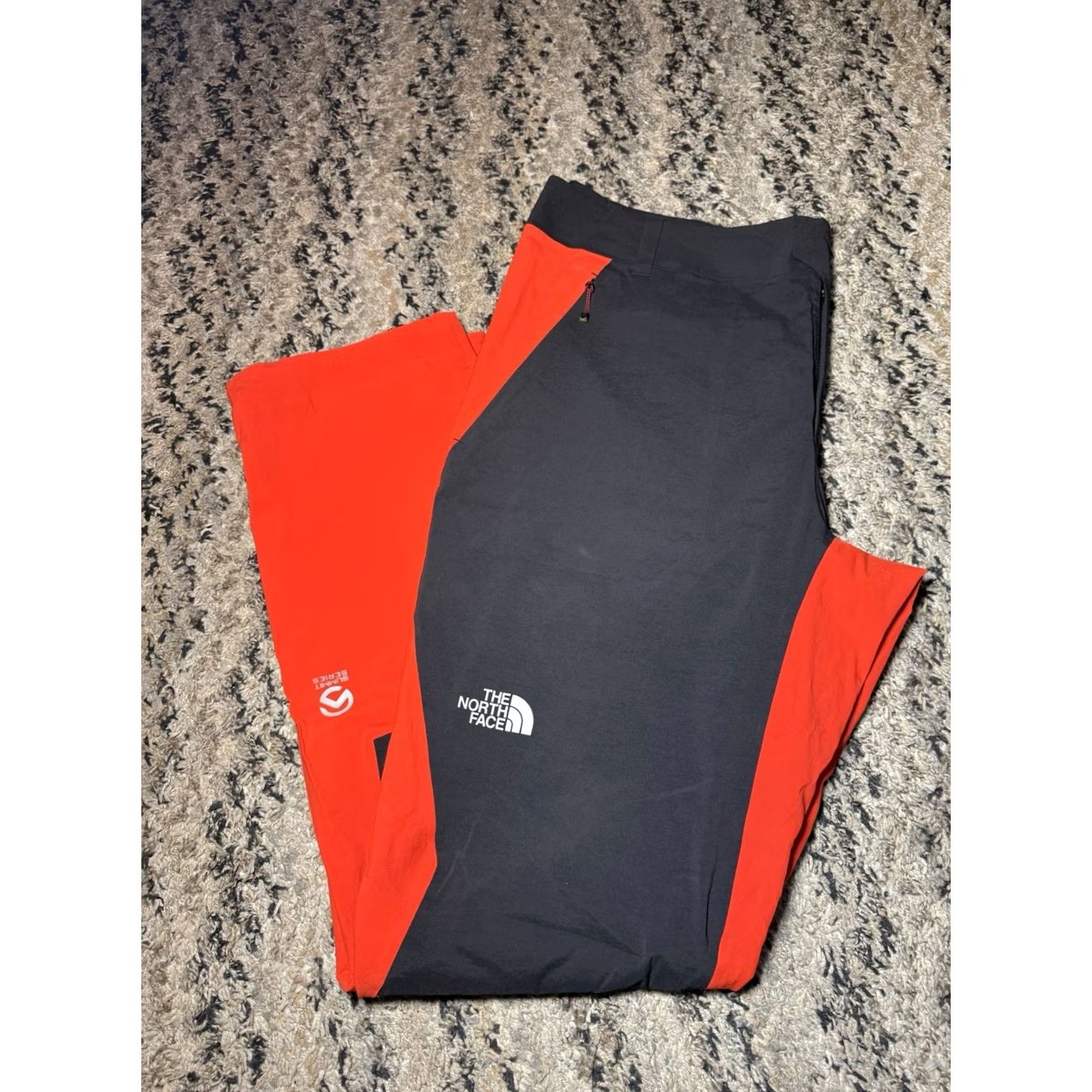 The North Face The North Face Summit Series L Mens 38 Regular Fit Orange Black Hiking Pants Size US 38 / EU 54 - 2 Thumbnail