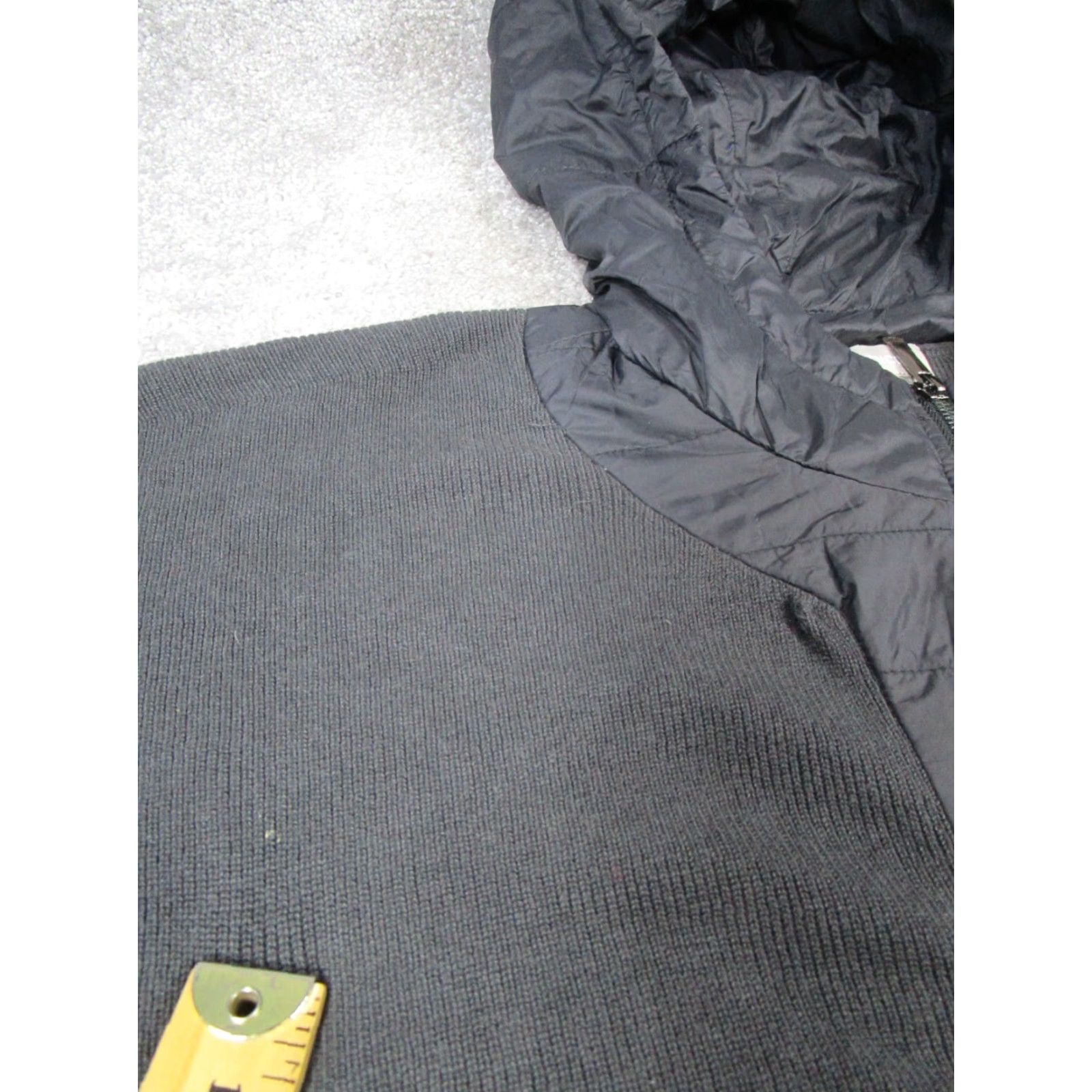 Vintage Chico's Zenergy Jacket Women's Regular Cotton Blend Knit Oversized Full Zip Gray L Size L / US 10 / IT 46 - 6 Thumbnail