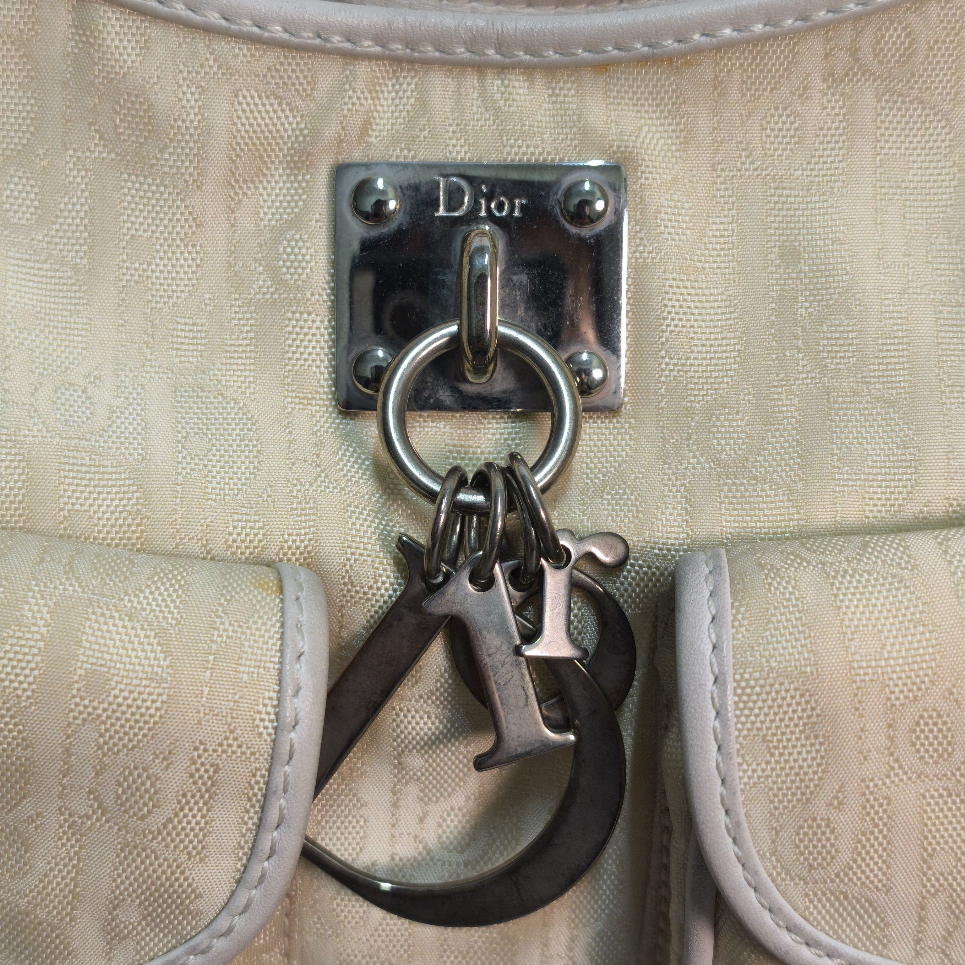 Dior Christian Dior 2007 Shoulder Bag Cream- John Galliano Size ONE SIZE - 6 Thumbnail