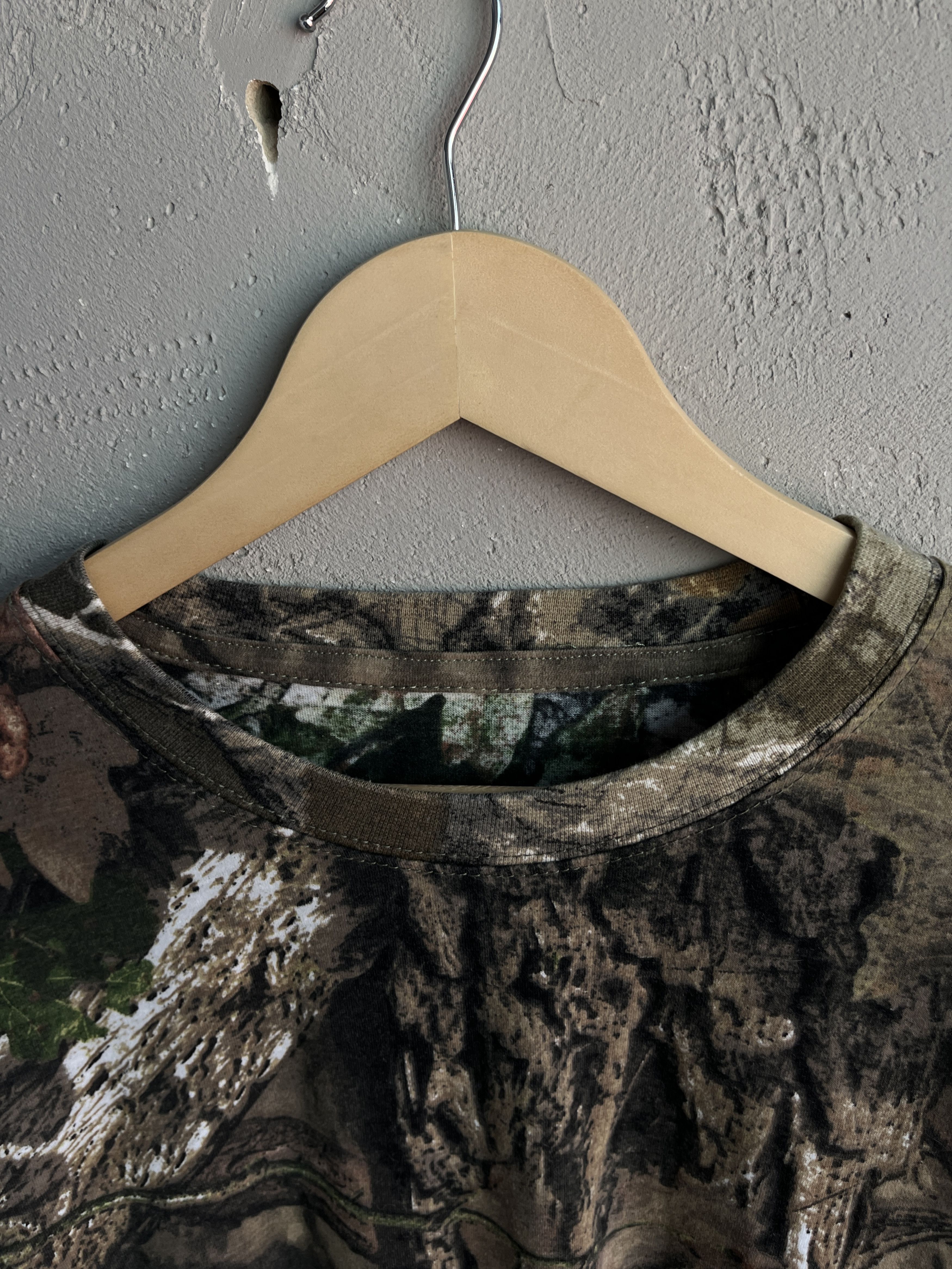 Mossy Oaks Crazy Vintage Y2K Real Tree Camo Long Sleeve T Shirt Unique Size US XL / EU 56 / 4 - 6 Thumbnail
