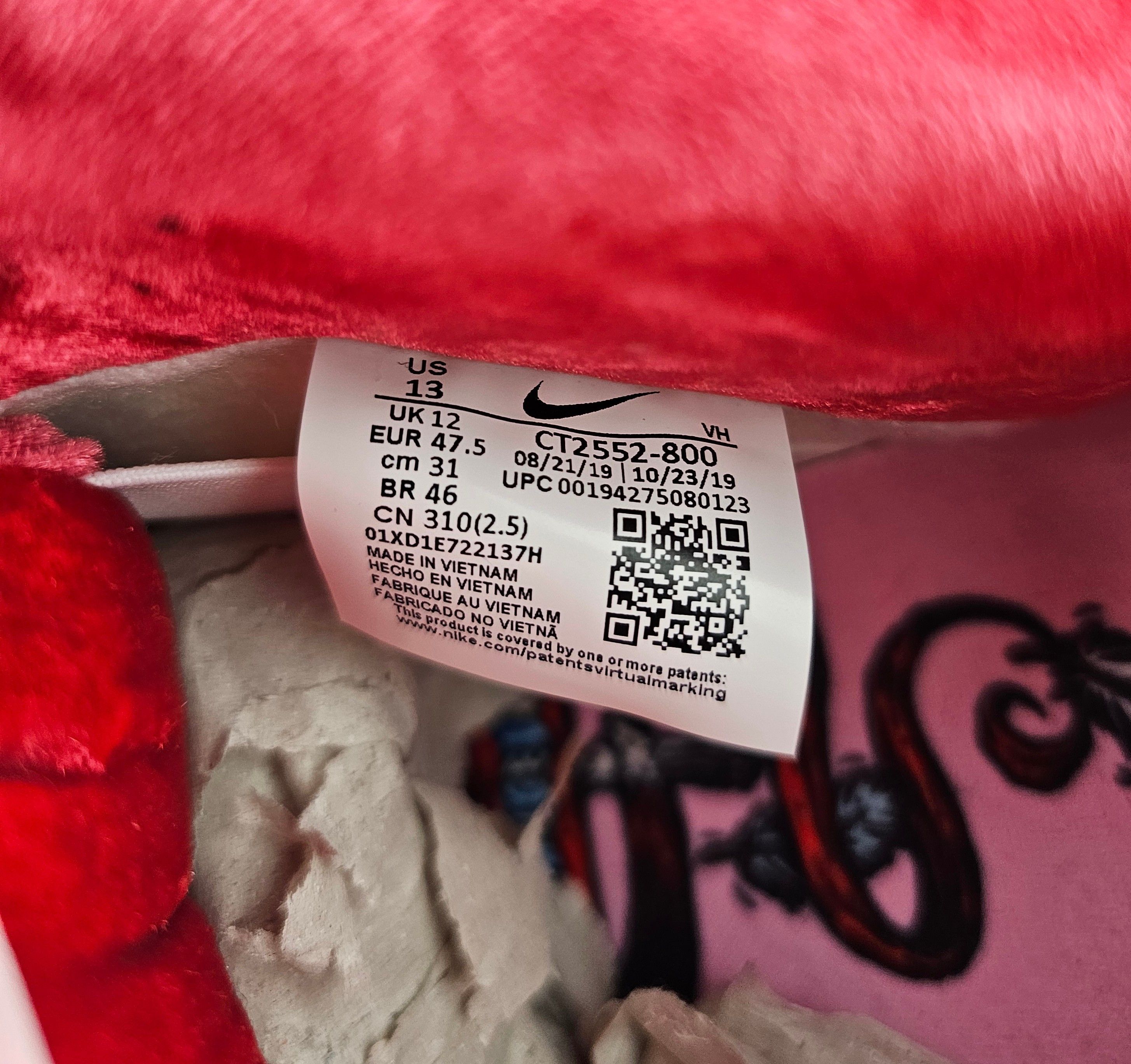 Nike × StrangeLove Skateboards Nike SB Dunk Low x StrangeLove Valentine's Day 2020 Men's Size US 13 / EU 46 - 10 Thumbnail