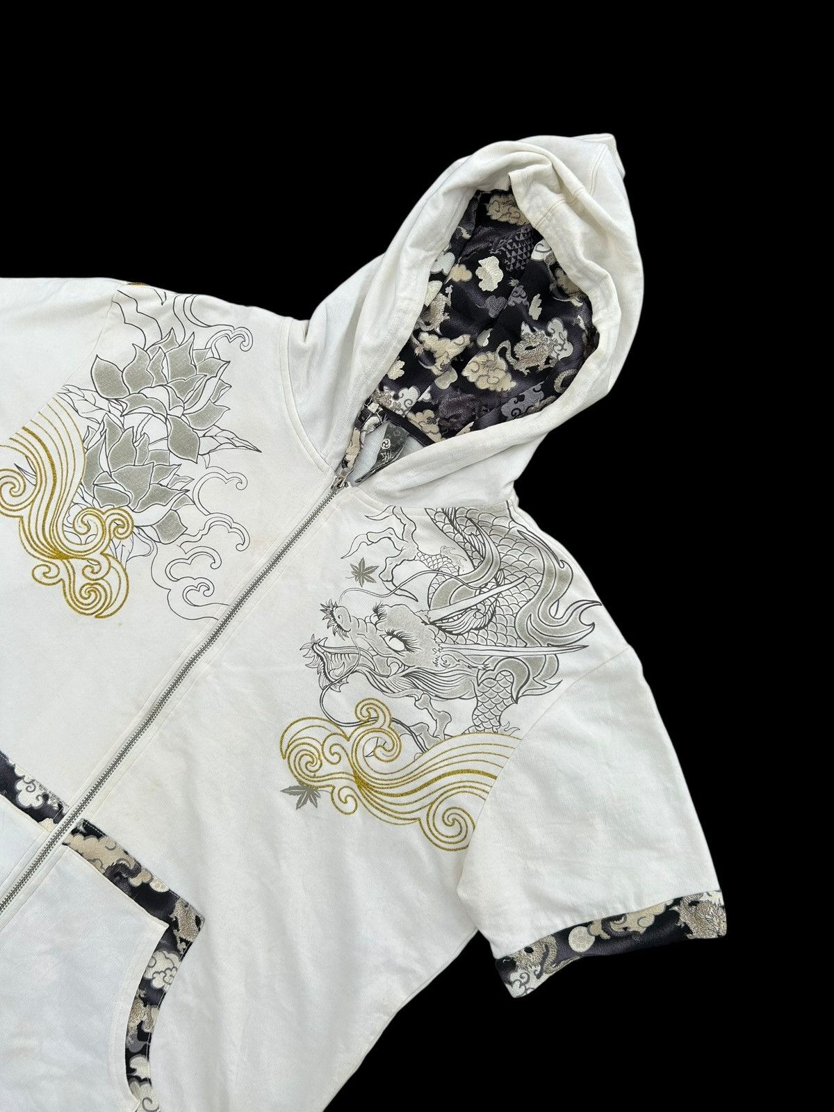 Kapital Karakuri Tamashii inspired Japanes Tradisional Dragon Hoodie Size US L / EU 52-54 / 3 - 3 Thumbnail