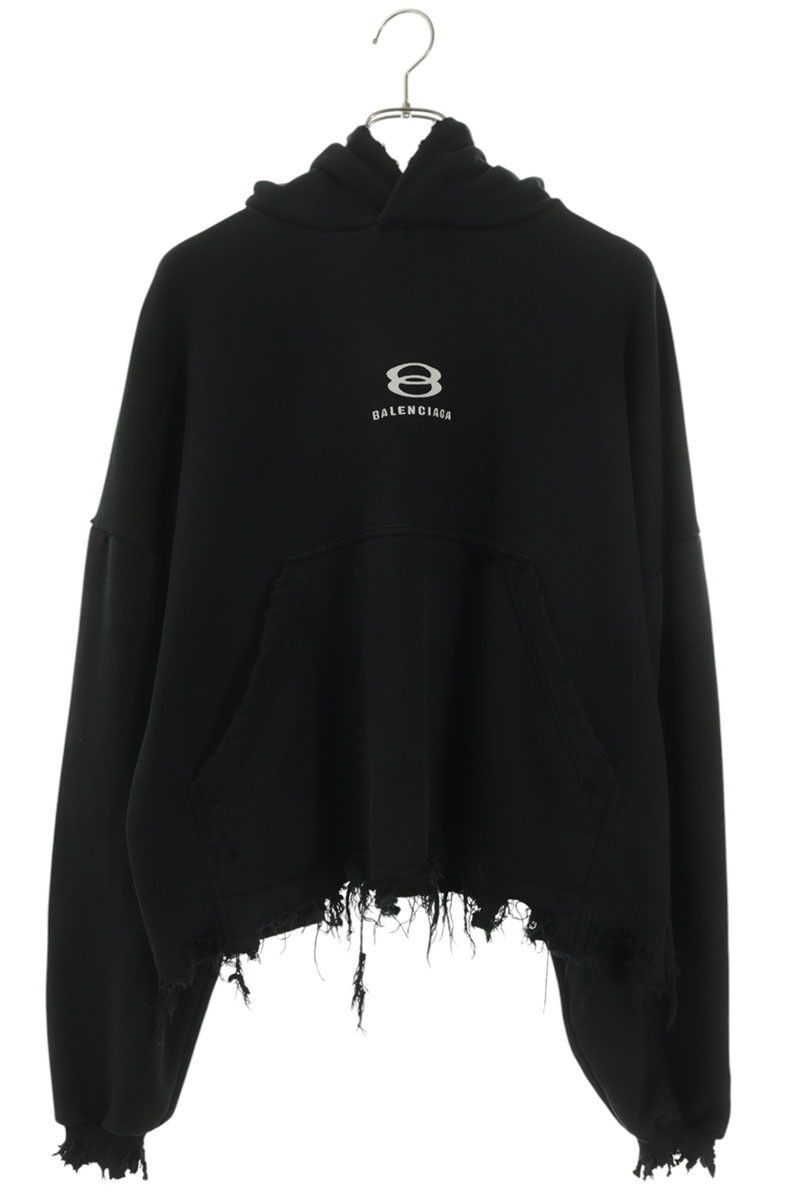 Balenciaga BALENCIAGA UNITY SPORTS ICON CROPPED HOODIE OVERSIZED