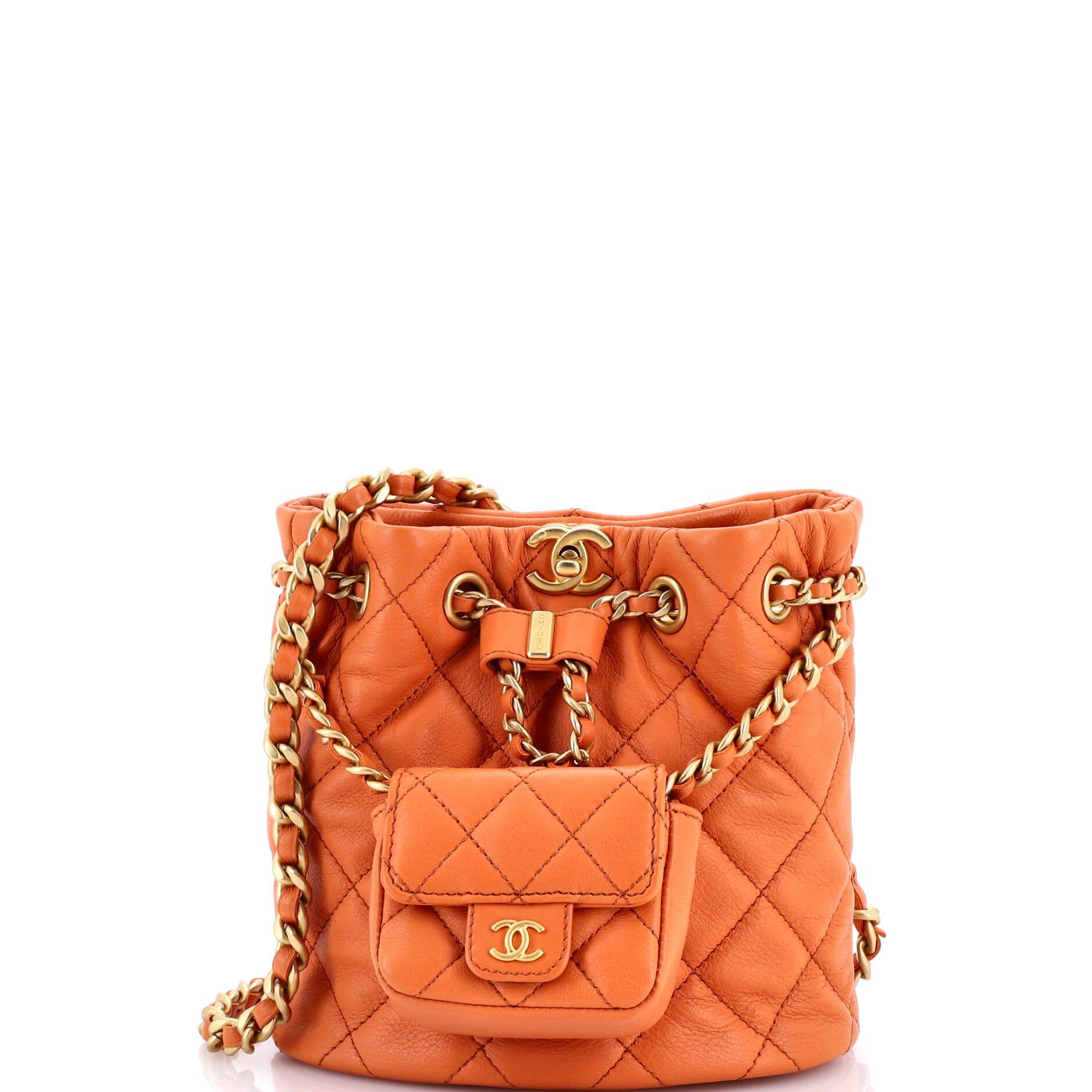 Chanel CC Pocket Chain Bucket Backpack Size ONE SIZE - 1 Thumbnail