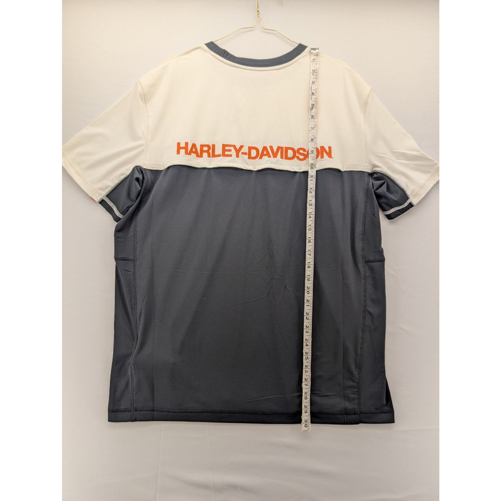 Harley Davidson NWT Harley Davidson H-D TECH Vented Short Sleeve Knit Crew Size US L / EU 52-54 / 3 - 6 Thumbnail
