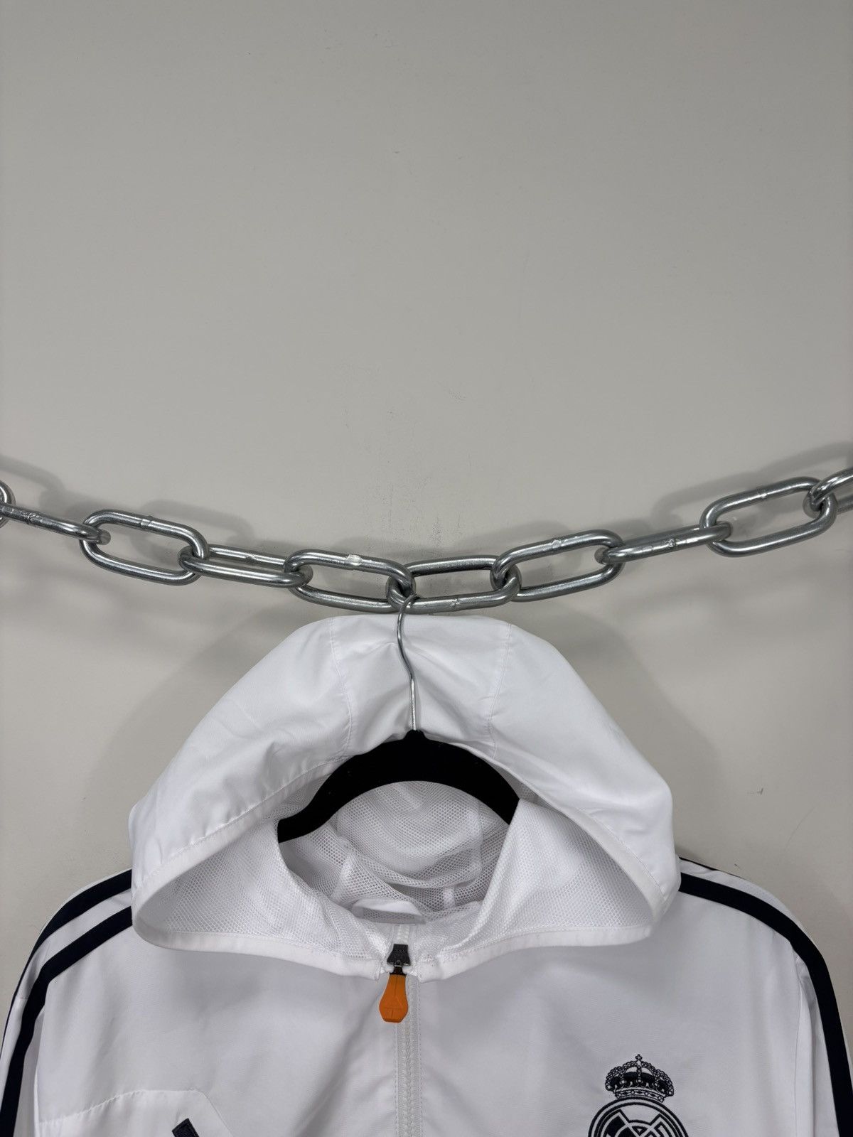 Adidas Adidas Real Madrid 2013/2014 Soccer Hooded Track Jacket Size US L / EU 52-54 / 3 - 5 Thumbnail