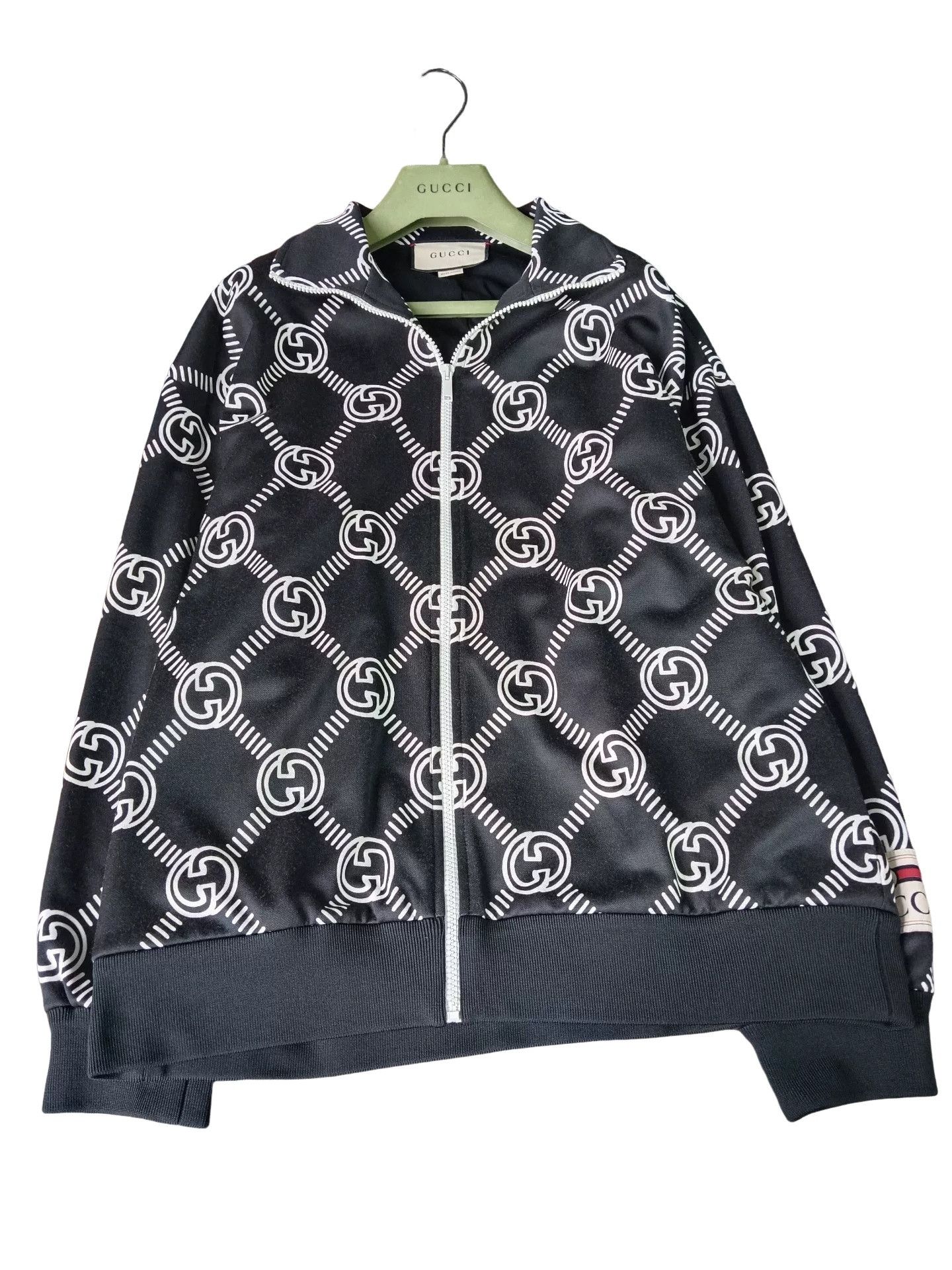 Gucci Gucci GG Monogram Zip Track Jacket Size M Size US M / EU 48-50 / 2 - 1 Thumbnail