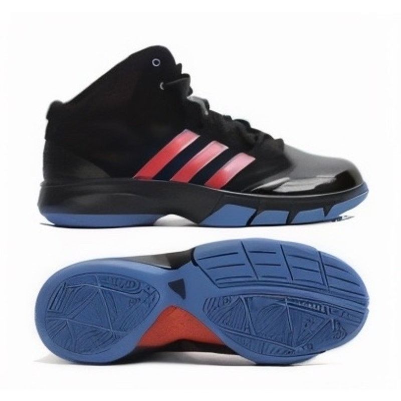 Adidas Adidas Cross 'Em 2 Black/Red/Blue Mens Basketball Shoes Size US 13 / EU 46 - 12 Thumbnail