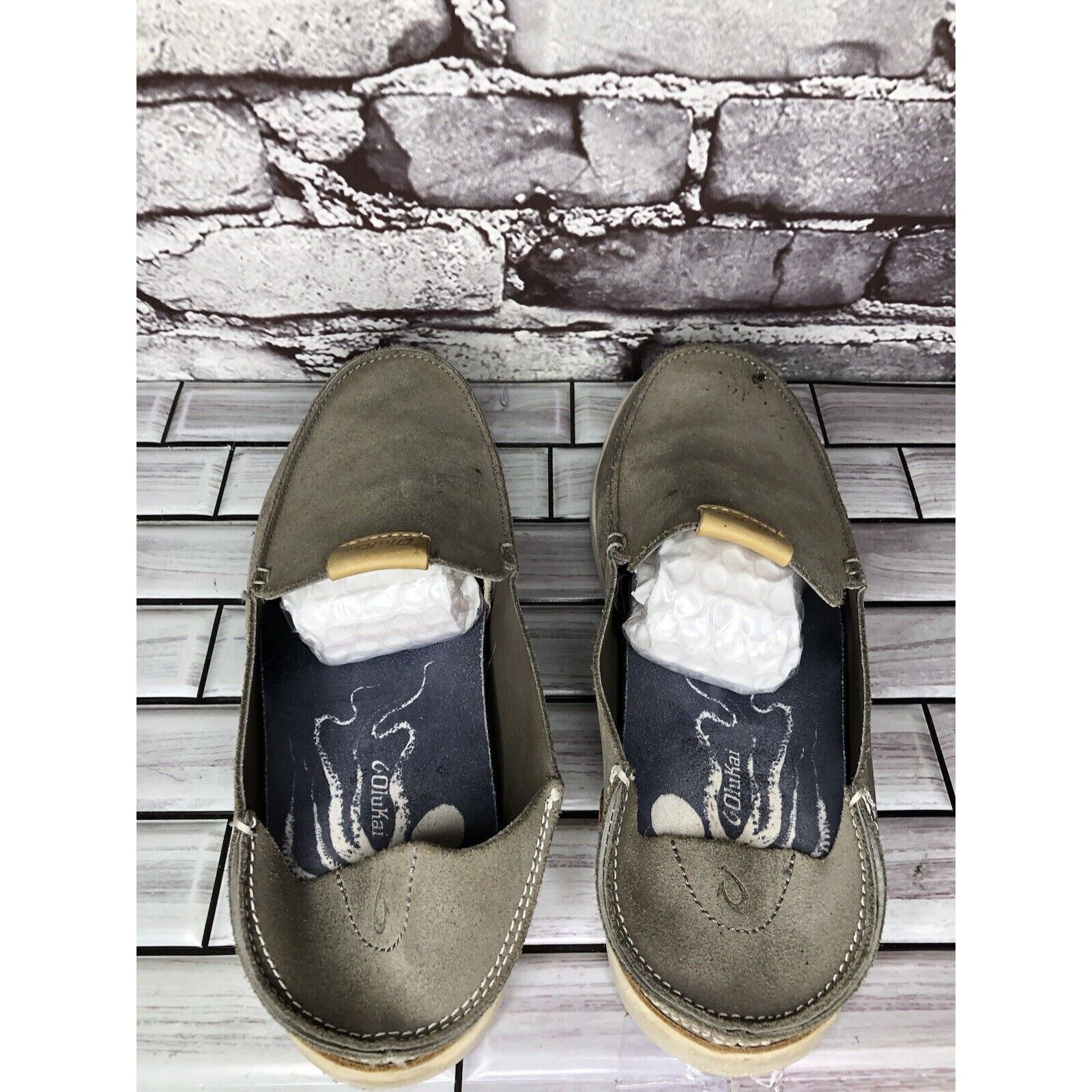 Olukai Olukai Mens Nalukai Kala Slip On Loafer Gray Suede Convertib Size US 8 / EU 41 - 5 Thumbnail