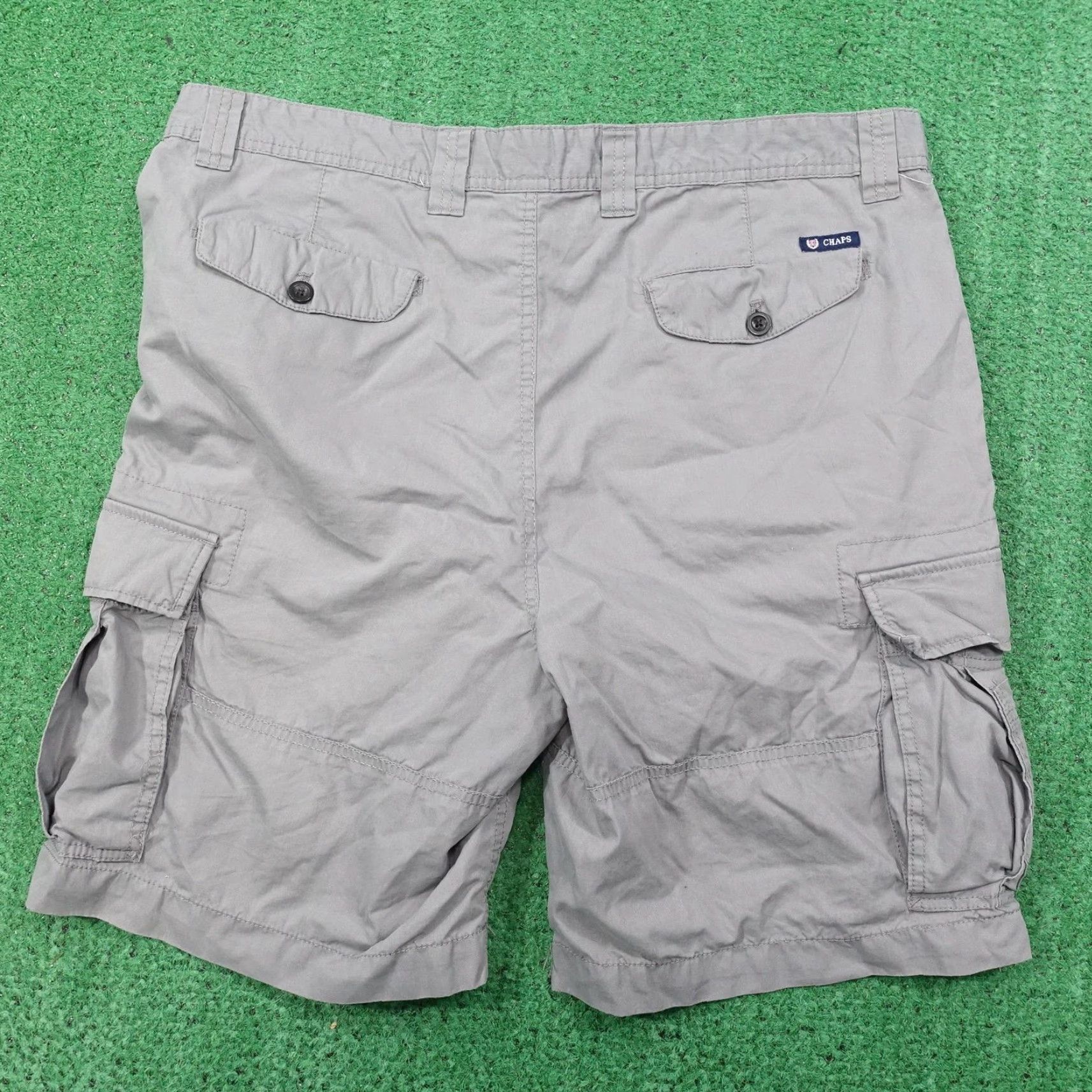 Chaps Chaps Cargo Shorts Men 38 Gray Outdoor Utility Cotton Nylon Blend Pockets Casual Size US 38 / EU 54 - 3 Thumbnail
