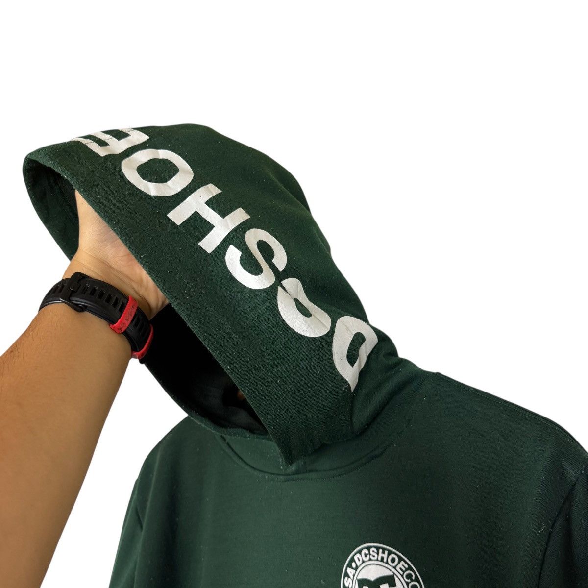 DC DC Shoes Co USA Green Sweater Hooded Size US S / EU 44-46 / 1 - 12 Thumbnail