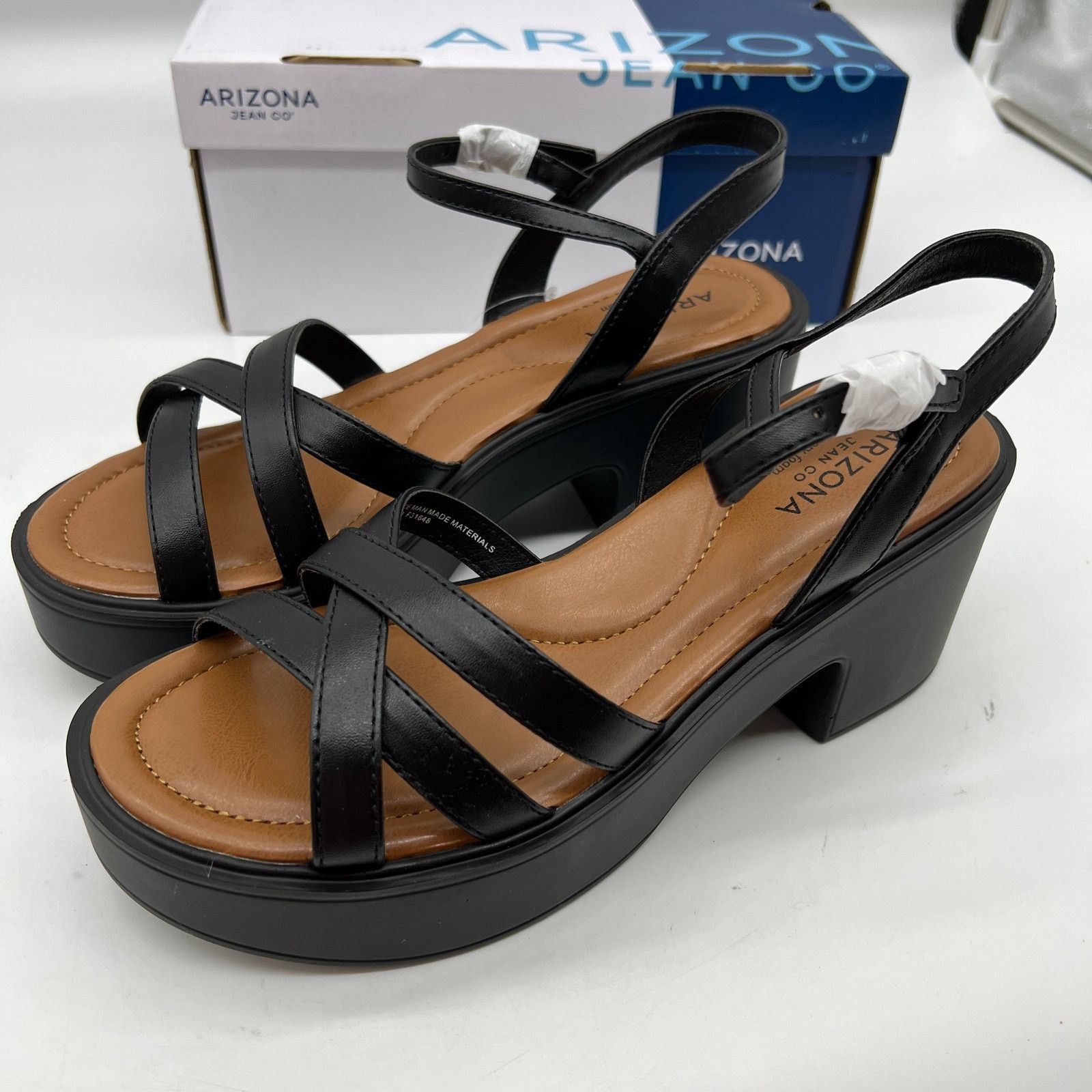 Other Women Block Shoes Platform Flat Wedge Casual Open Toe Size US 8 / IT 38 - 7 Thumbnail