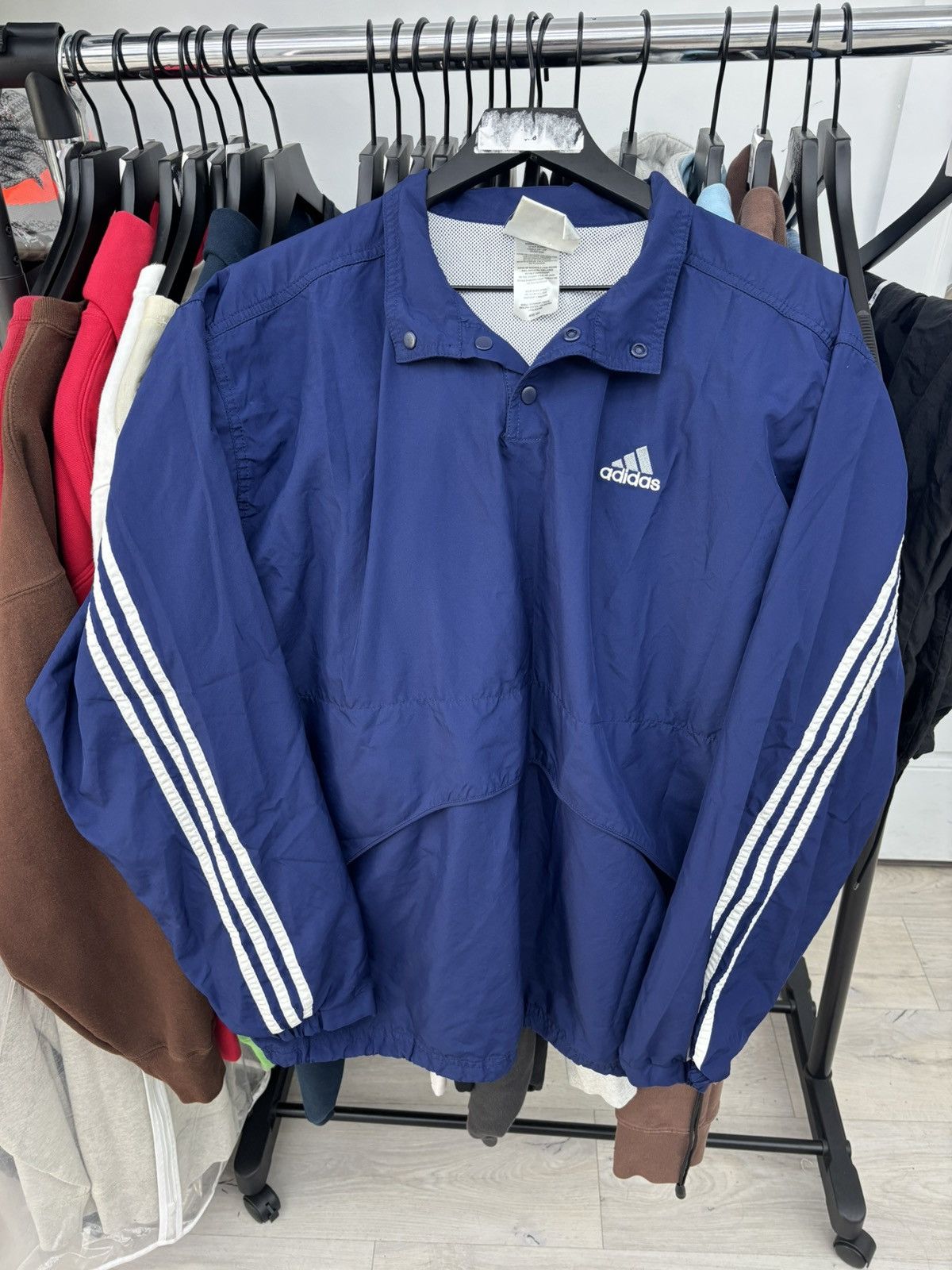 Adidas Vintage adidas coach jacket pull over Size US L / EU 52-54 / 3 - 1 Thumbnail