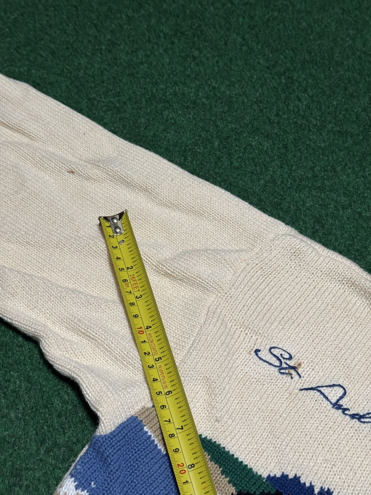 Hathaway Golf Vintage Hathaway Golf Sweater Medium Hand Intarsia 90's Knit Size US M / EU 48-50 / 2 - 6 Thumbnail