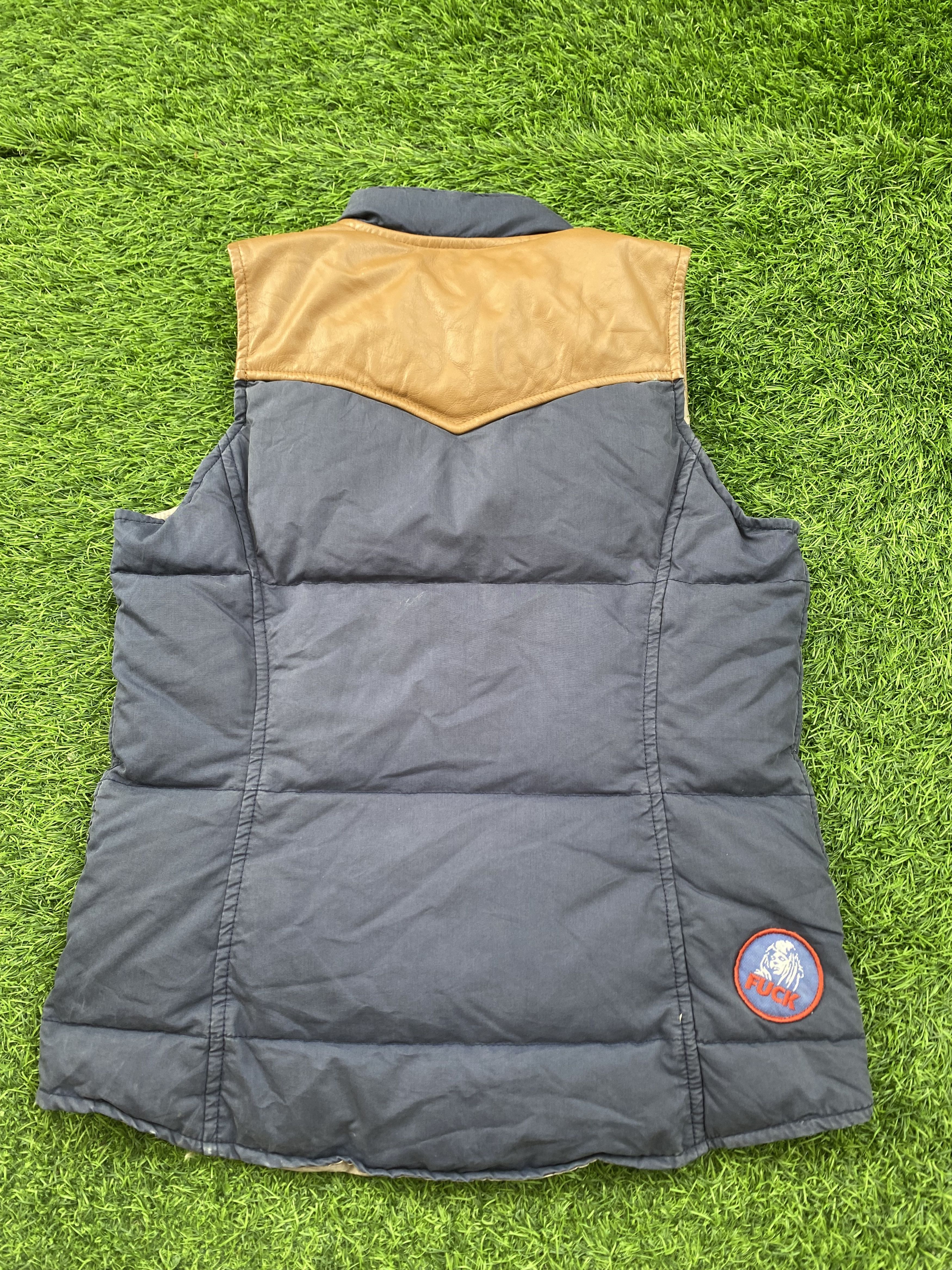 Hysteric Glamour Hysteric Glamour Fuck Puffer Vest Hybrid Two Tone Size US M / EU 48-50 / 2 - 2 Thumbnail