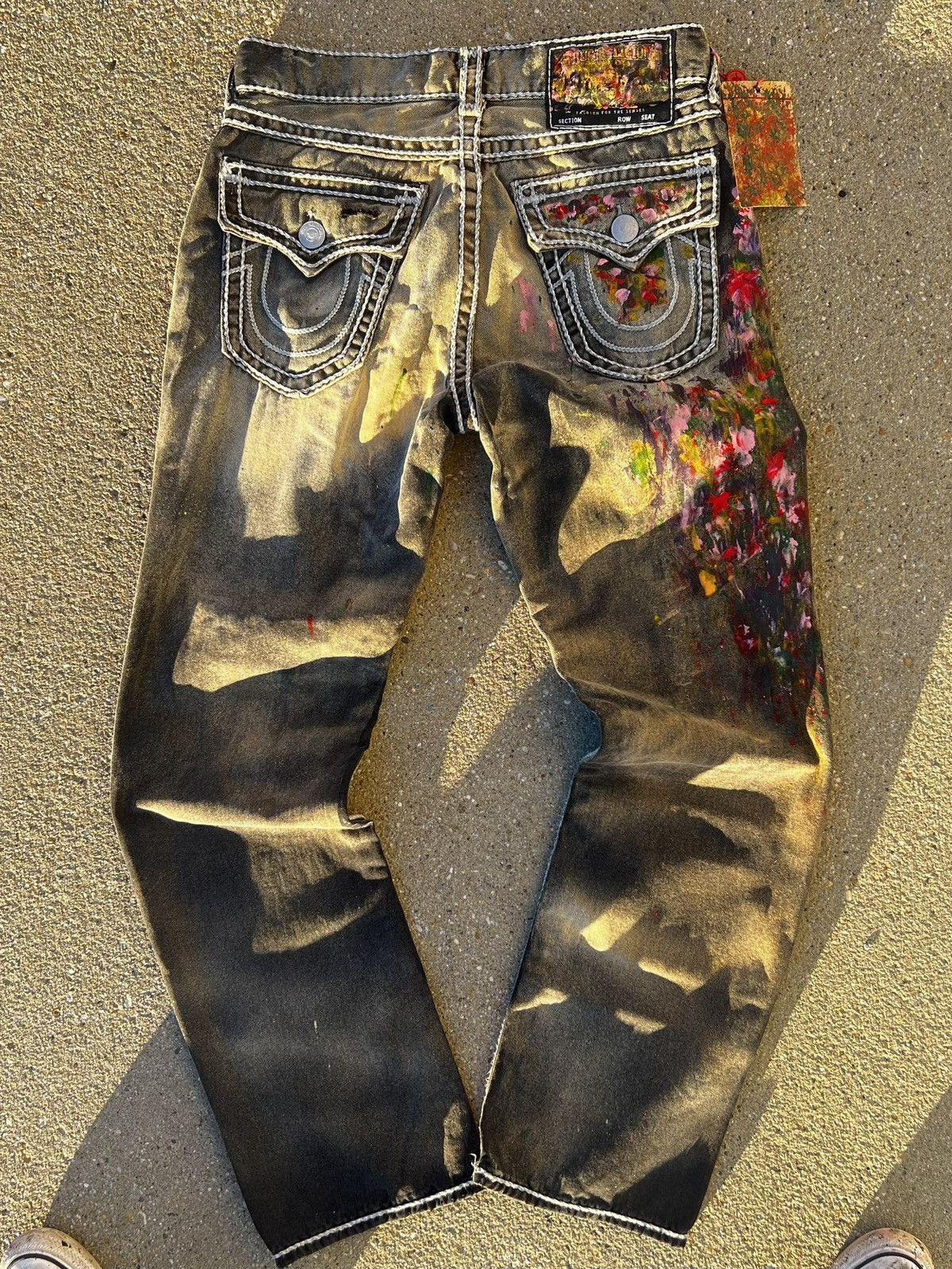 True Religion 1of1 SRNTY x True Religion Real Paint Splatter Denim Size US 32 / EU 48 - 1 Thumbnail