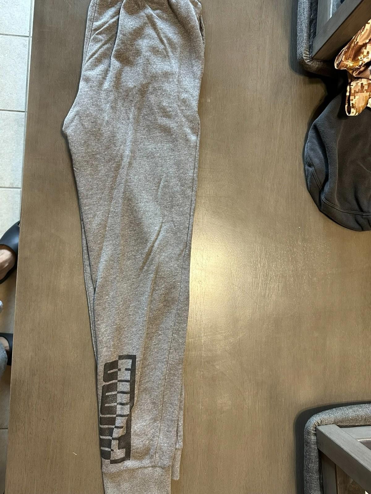 Puma Puma Sweatpants XL Gray Fleece Logo Size 40" / US 18 - 6 Thumbnail