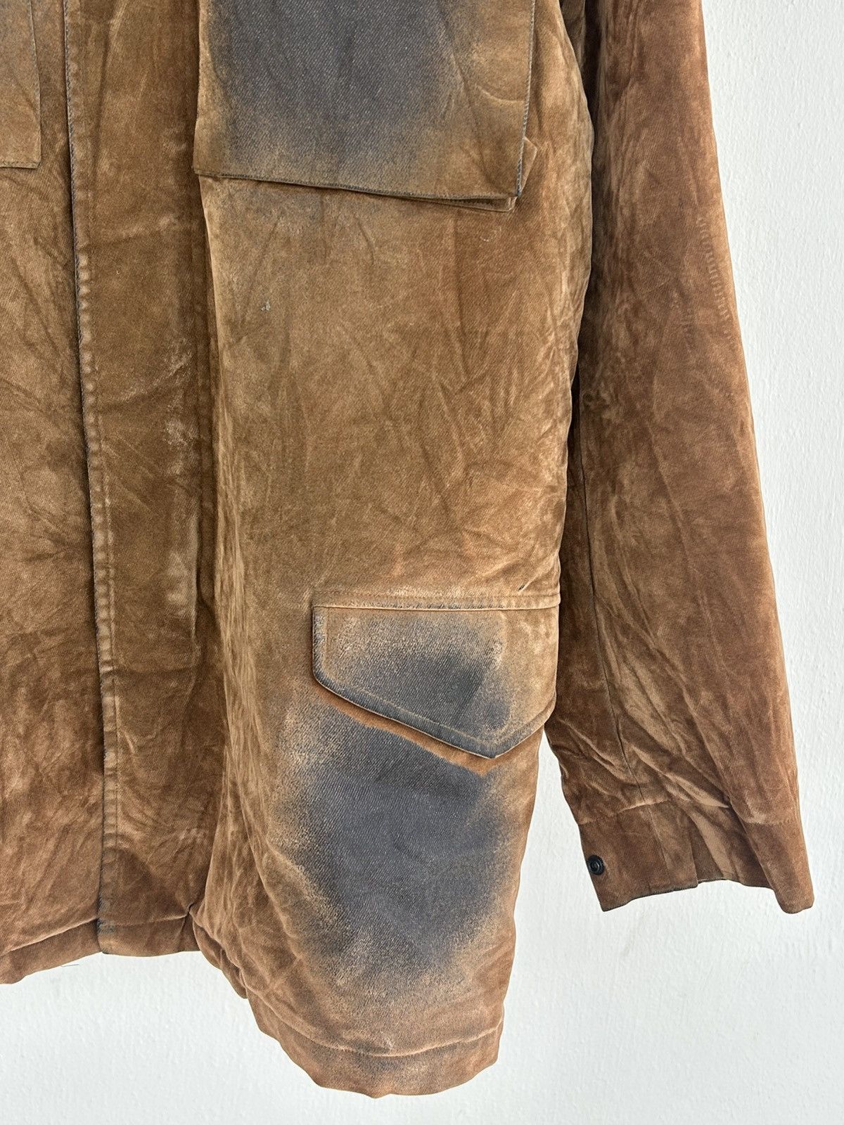 In The Attic Intheattic Vintage Suede Brown Winter Jacket Size US L / EU 52-54 / 3 - 6 Thumbnail