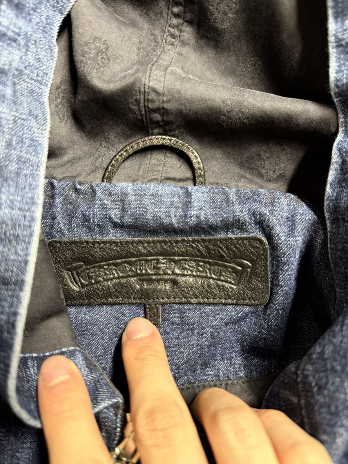 Chrome Hearts Chrome Hearts Leather Triple Cross Denim Anorak Size US M / EU 48-50 / 2 - 5 Thumbnail