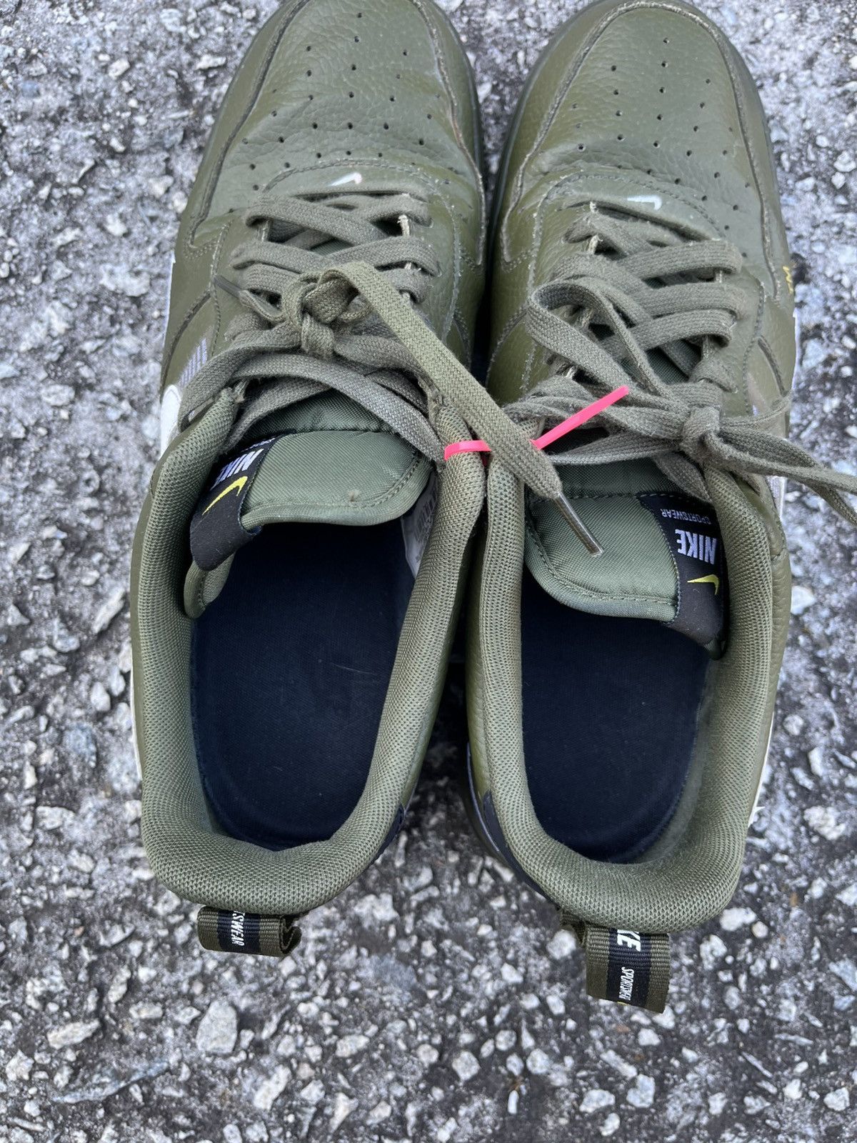 Nike Nike Air Force 1 07 LV8 Utility Olive Canvas Size US 13 / EU 46 - 11 Thumbnail